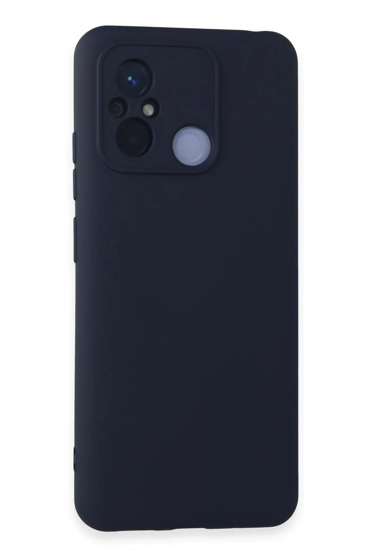Mey İthalat®   Redmi 12C Kılıf Nano içi Kadife Silikon - Lacivert