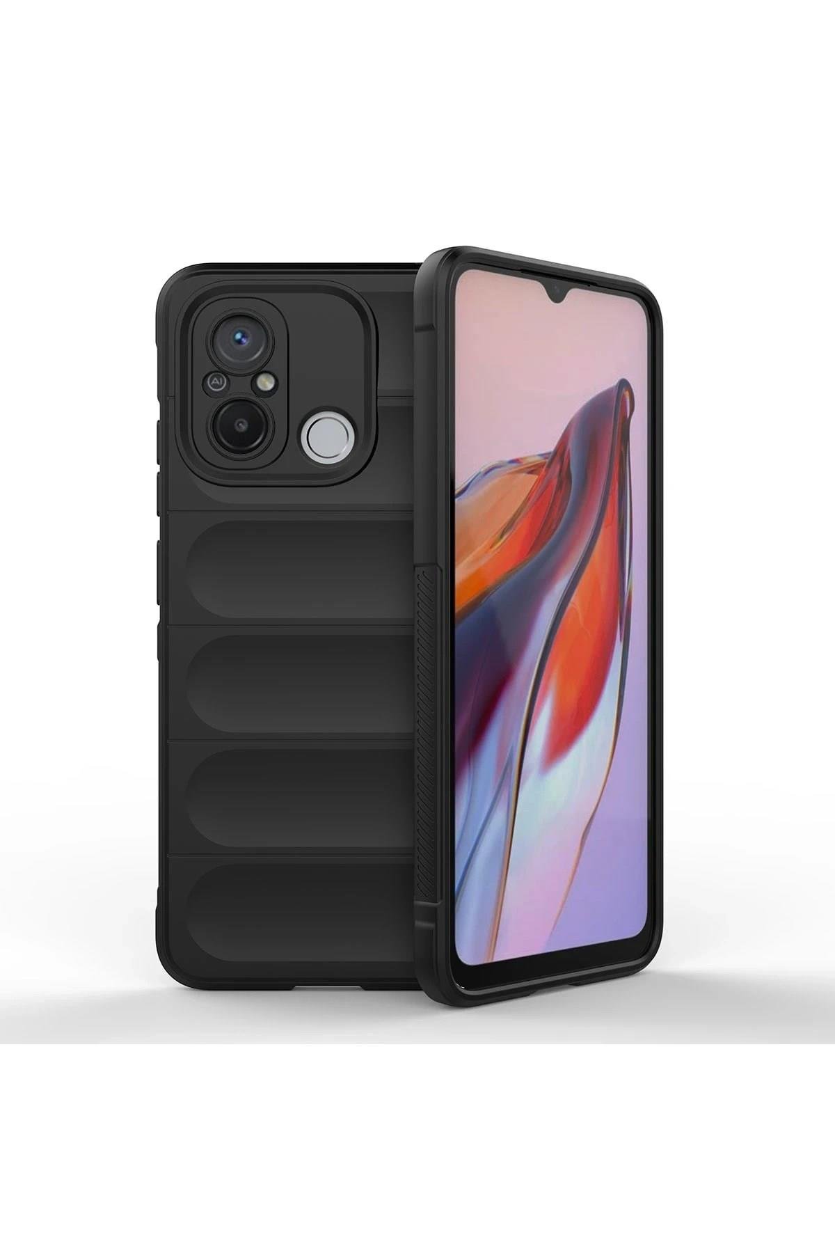 Mey İthalat®   Redmi 12C Kılıf Optimum Silikon - Siyah