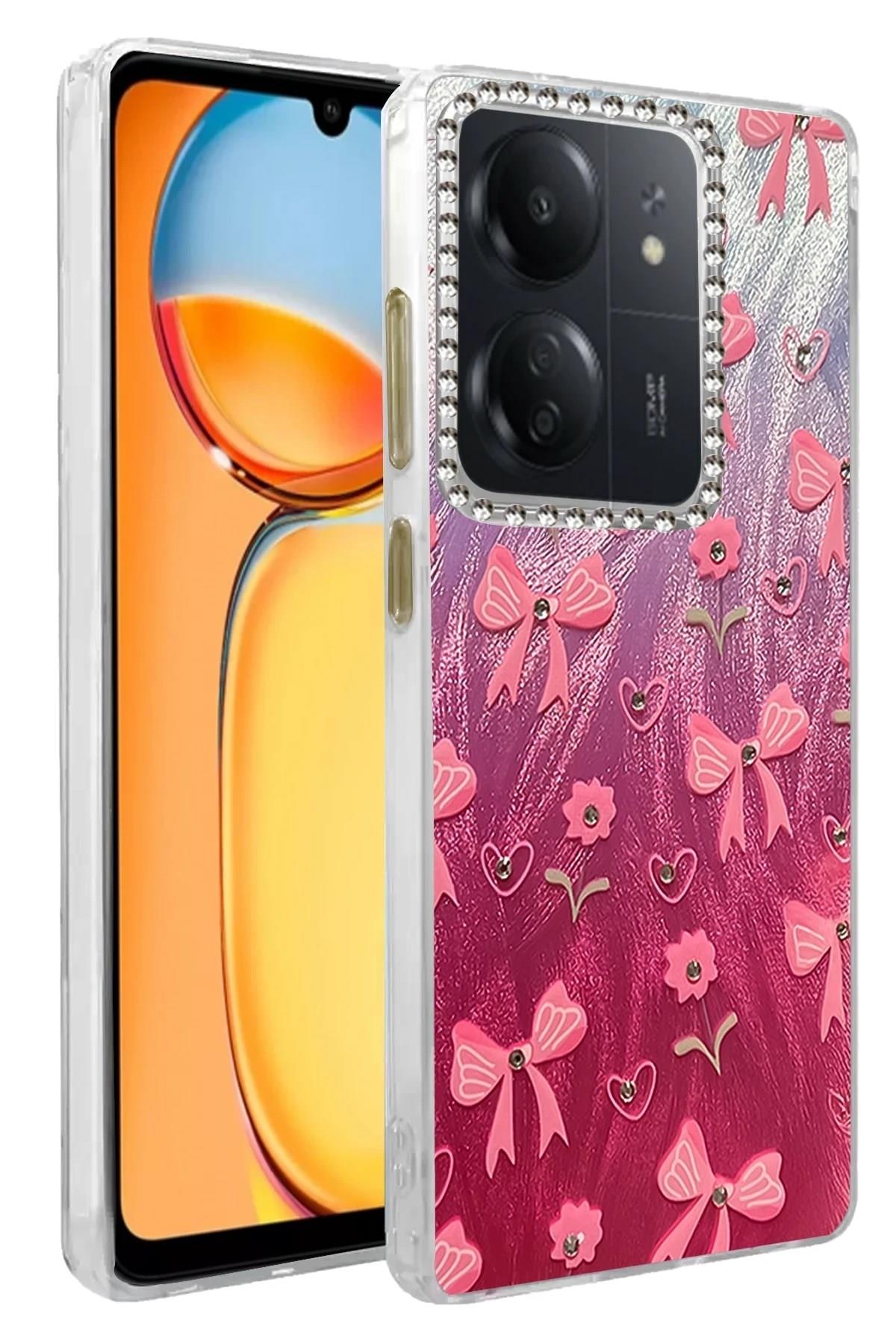 Mey İthalat®   Redmi 13C Kılıf Blade Aynalı Desenli Kapak - Desen 3