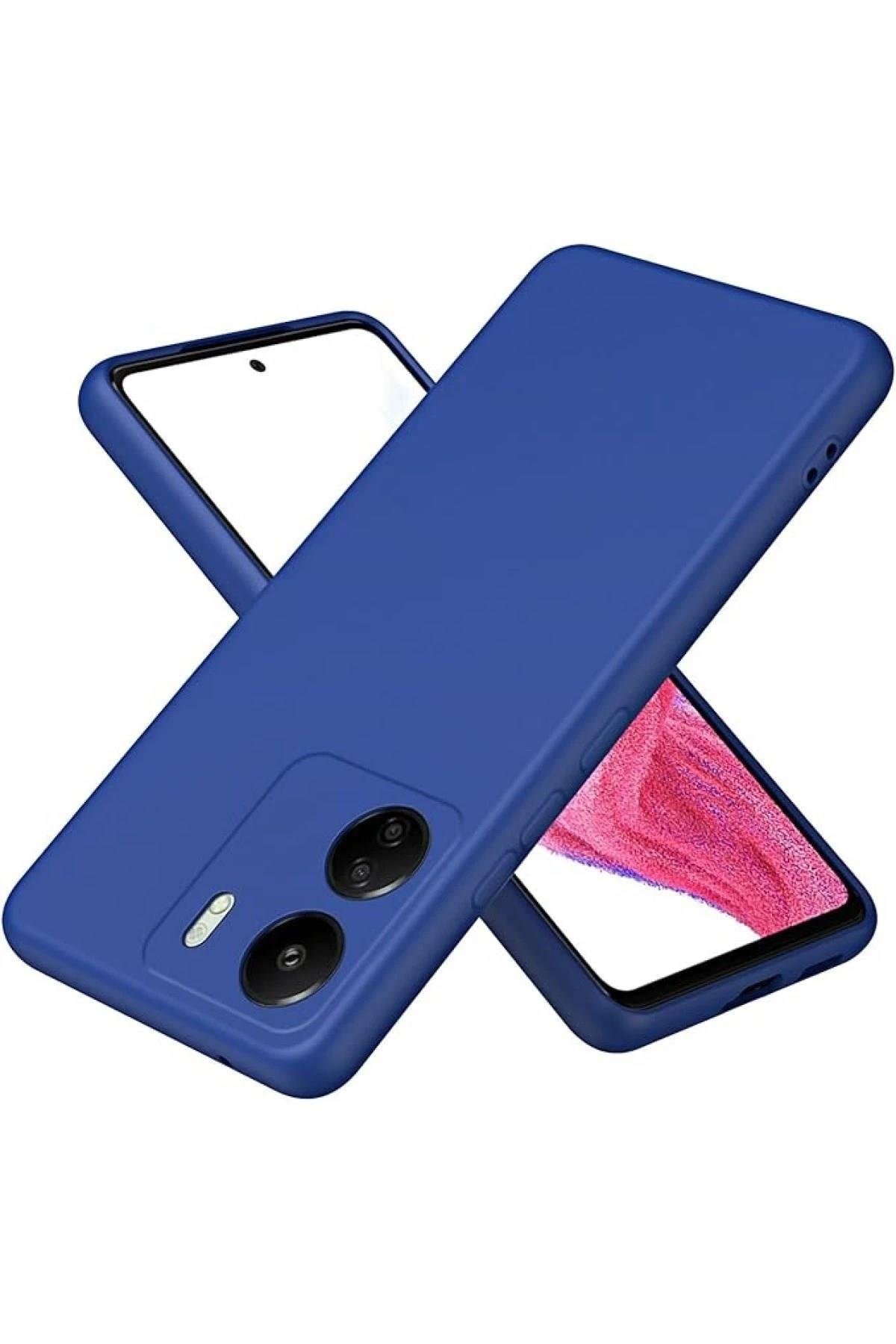 Mey İthalat®   Redmi 13C Kılıf First Silikon - Lacivert