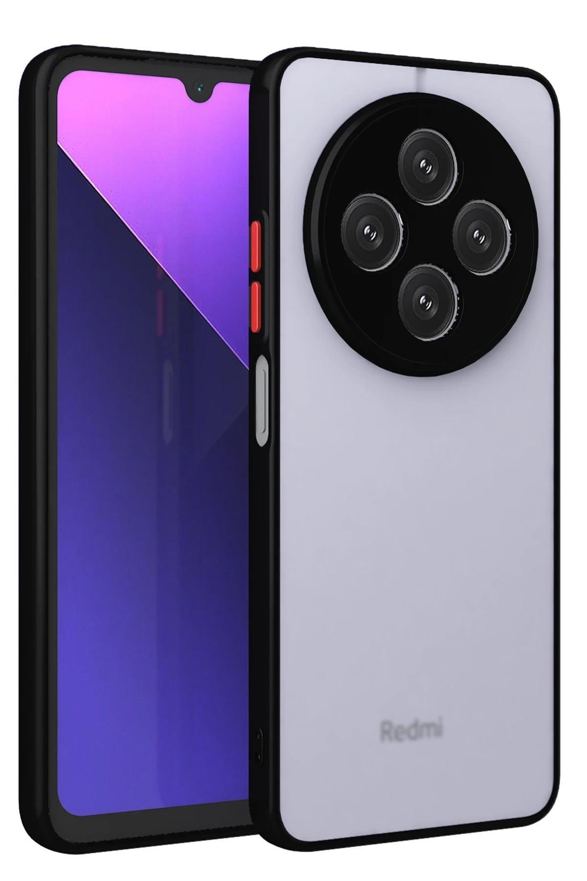Mey İthalat®   Redmi 14C Kılıf Montreal Silikon Kapak - Siyah