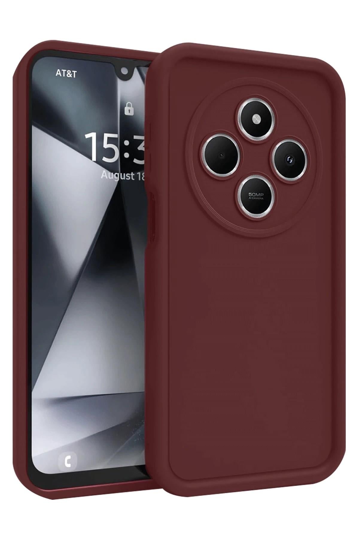 Mey İthalat®   Redmi 14C Kılıf Viera Silikon - Bordo