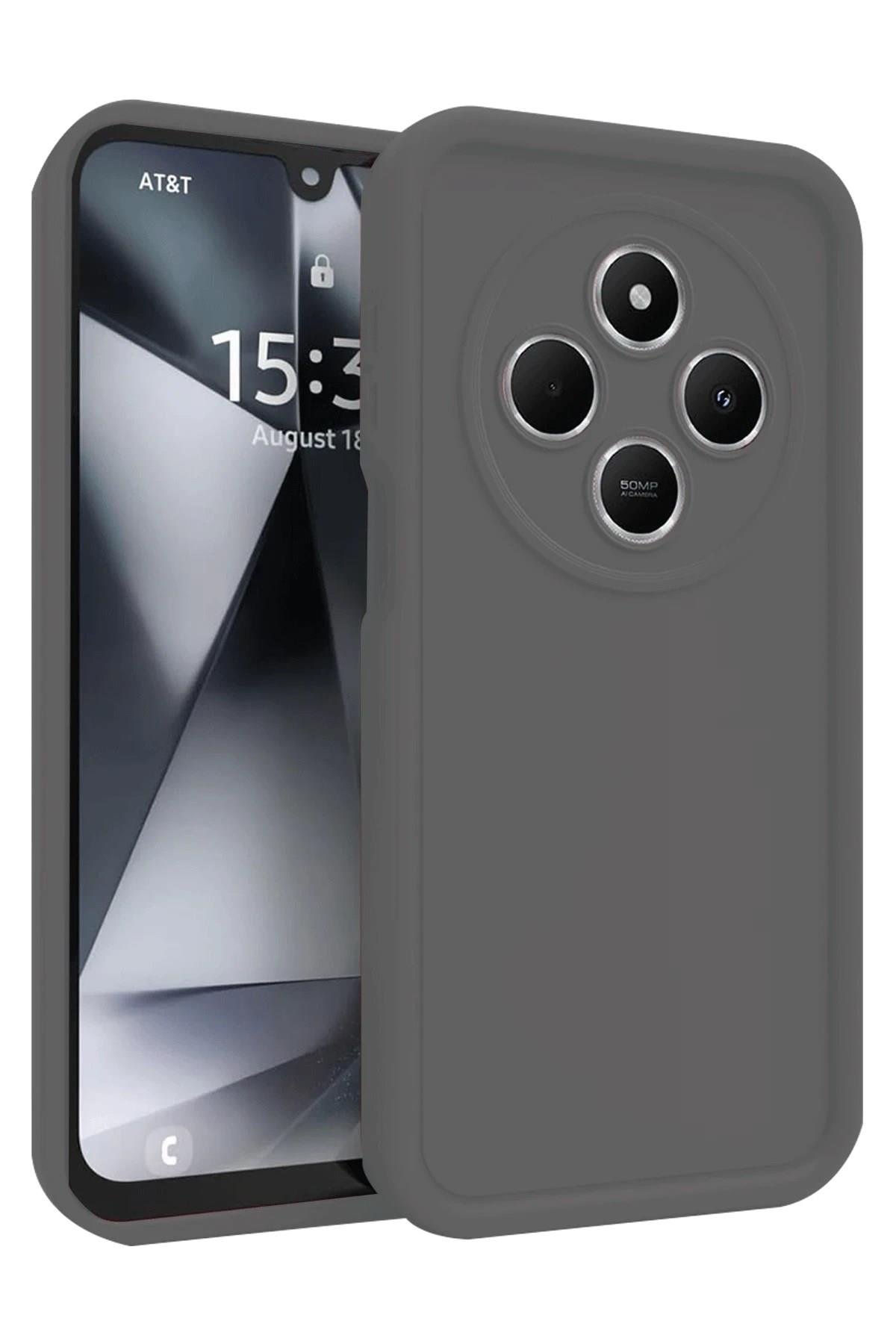 Mey İthalat®   Redmi 14C Kılıf Viera Silikon - Gri