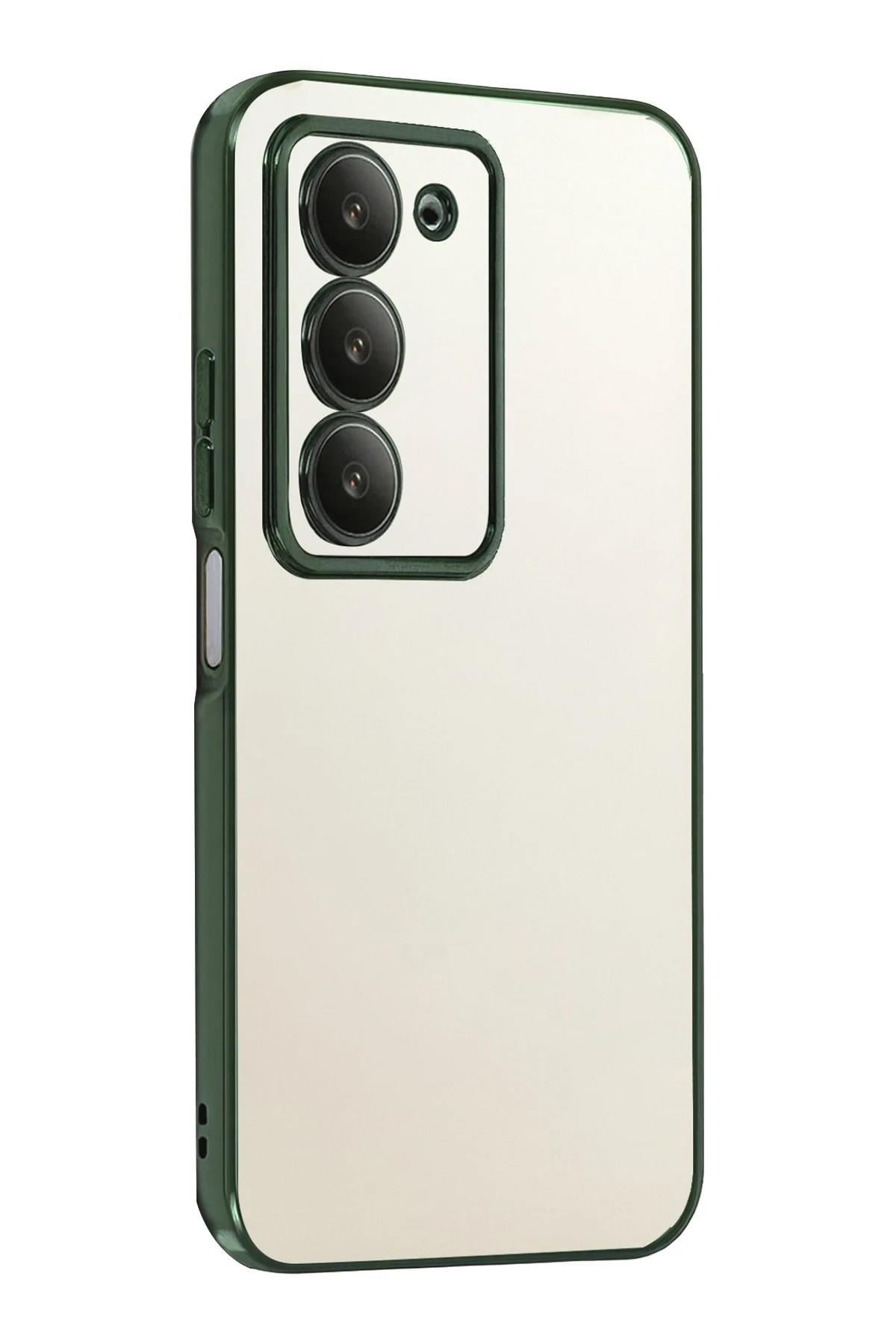 Mey İthalat®   Redmi 15 4G  Lensli Silikon - Yeşil