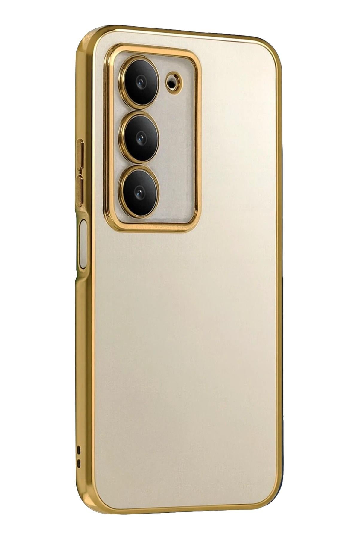Mey İthalat®   Redmi 15 4G  Lensli Silikon - Gold