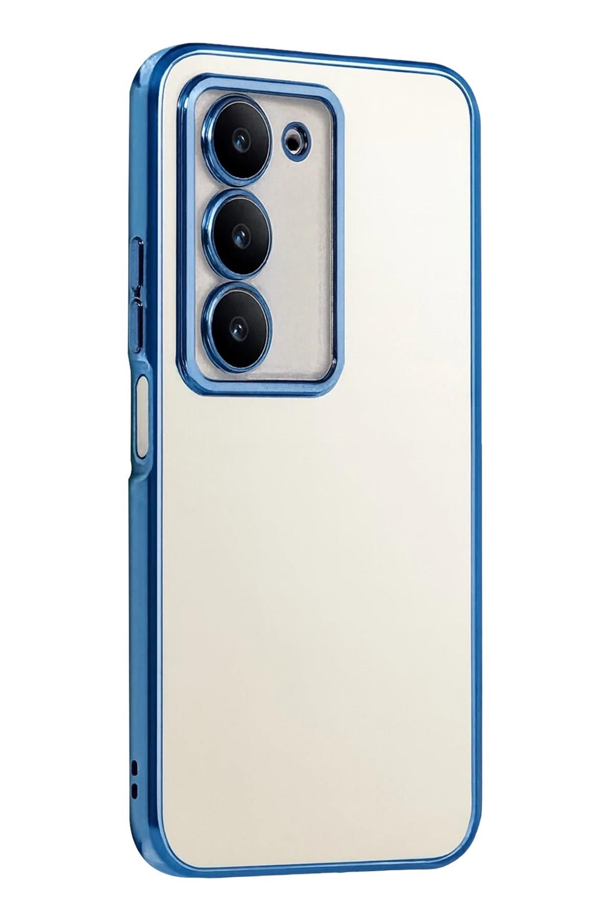 Mey İthalat®   Redmi 15 4G  Lensli Silikon - Açık Mavi