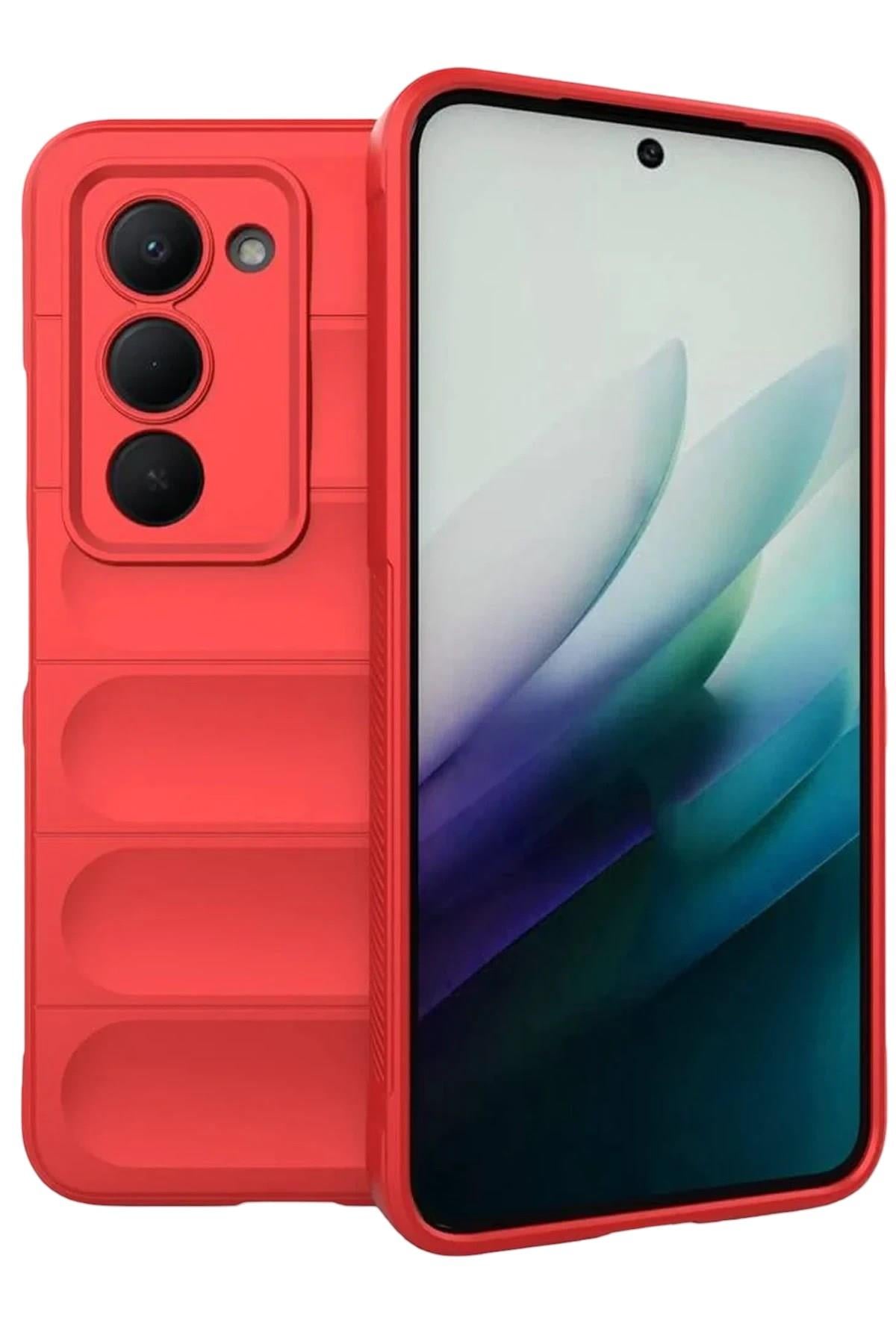 Mey İthalat®   Redmi 15 4G Optimum Silikon - Kırmızı