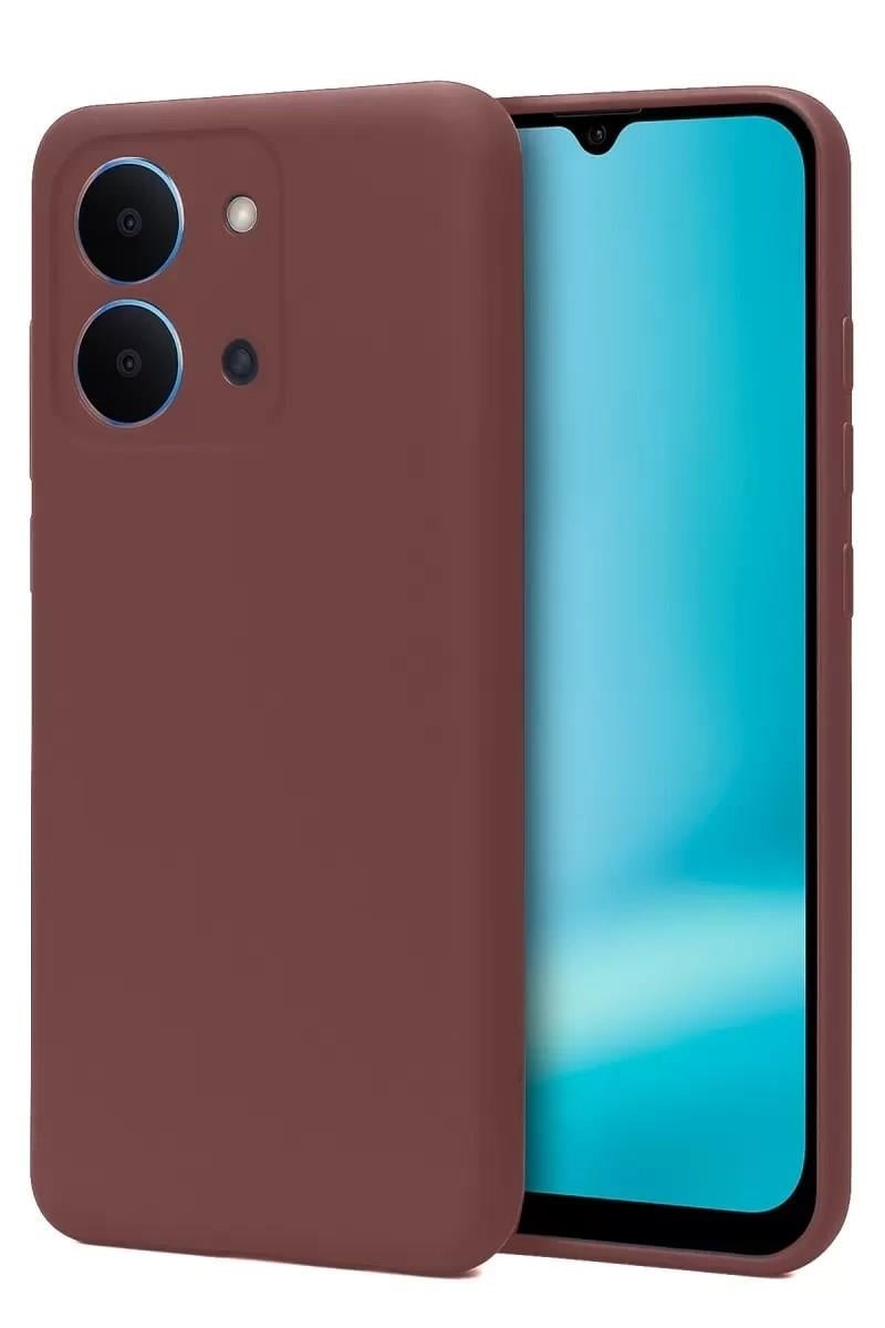 Mey İthalat®   Redmi 15C 4G First Silikon - Bordo