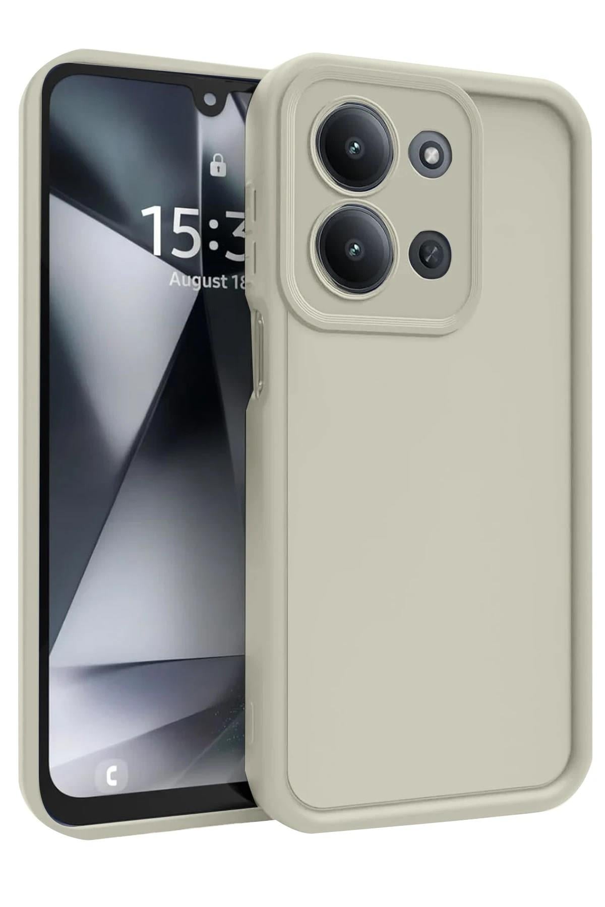 Mey İthalat®   Redmi 15C 4G Viera Silikon - Krem