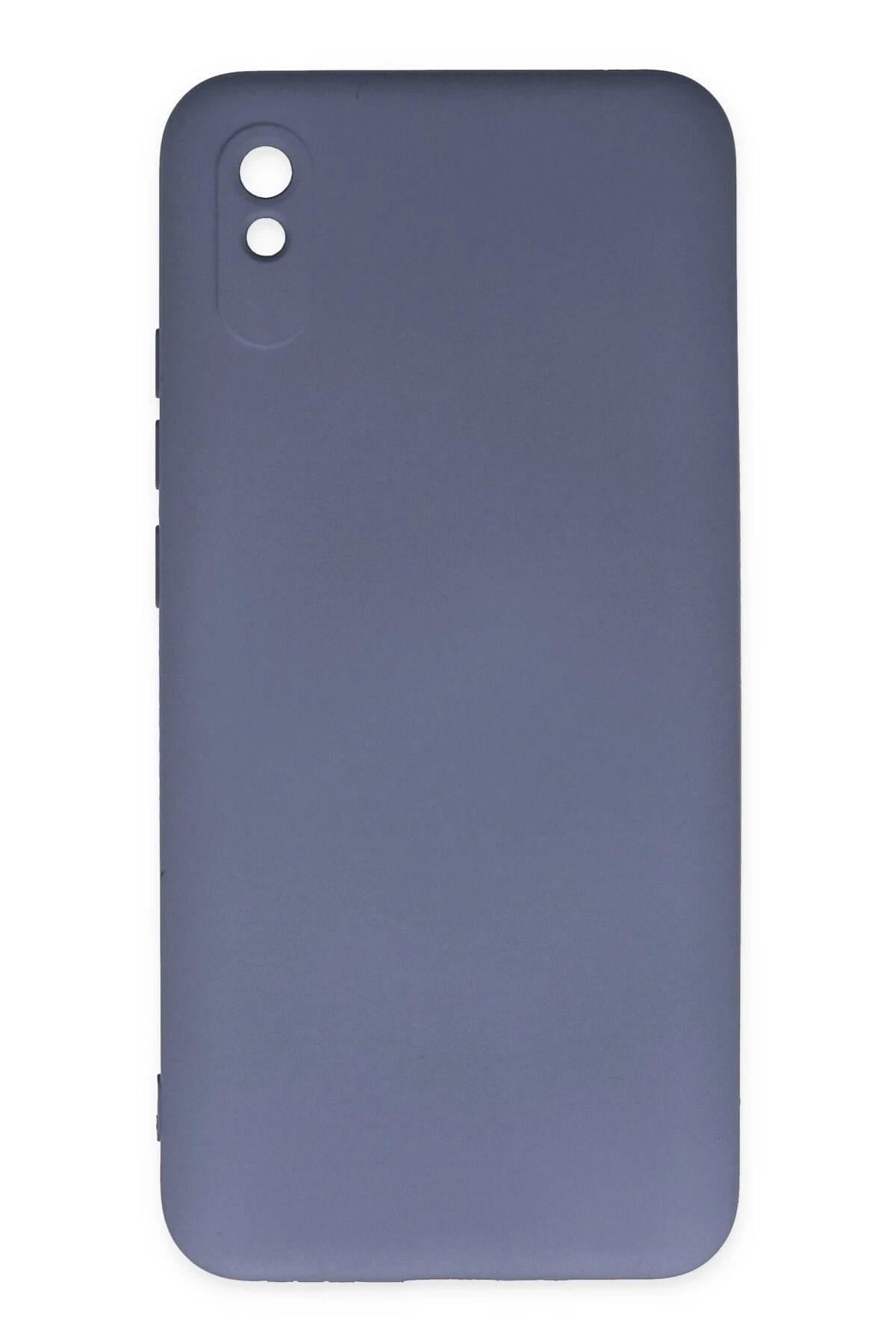 Mey İthalat®   Redmi 9A Kılıf Nano içi Kadife Silikon - Gri