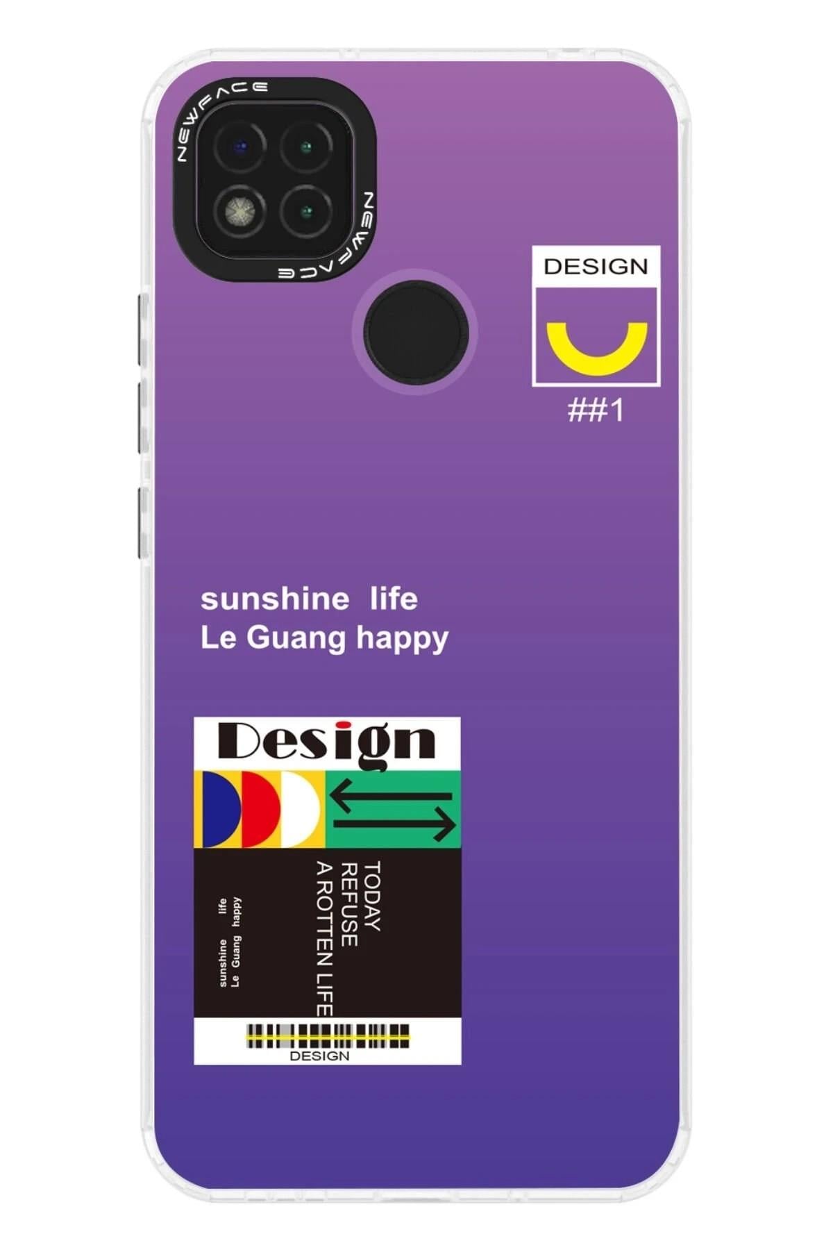 Mey İthalat®   Redmi 9C Kılıf Estoril Desenli Kapak - Estoril - 4