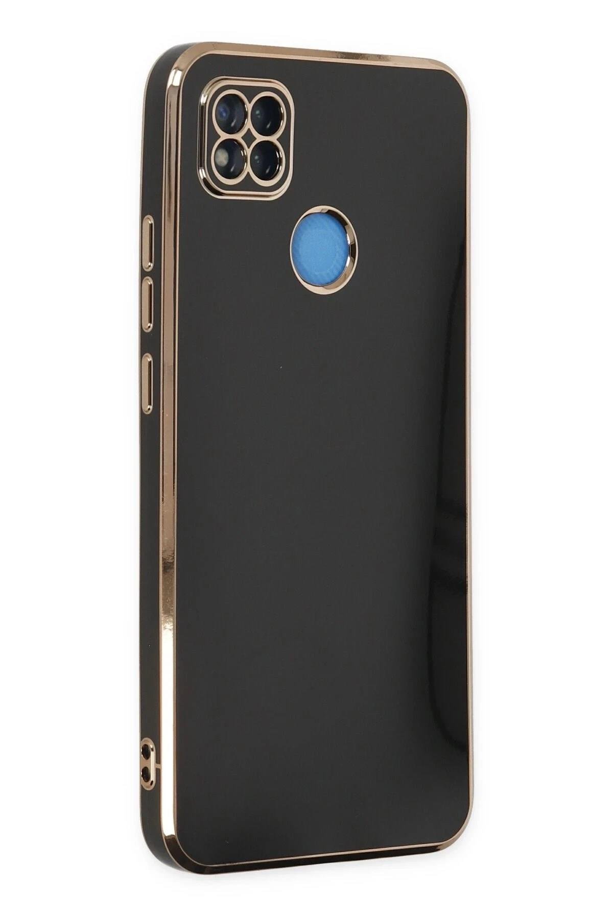 Mey İthalat®   Redmi 9C Kılıf Volet Silikon - Siyah