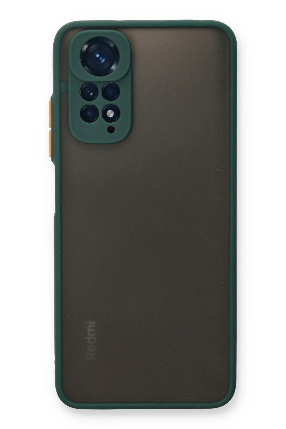 Mey İthalat®   Redmi Note 11 Kılıf Montreal Silikon Kapak - Yeşil