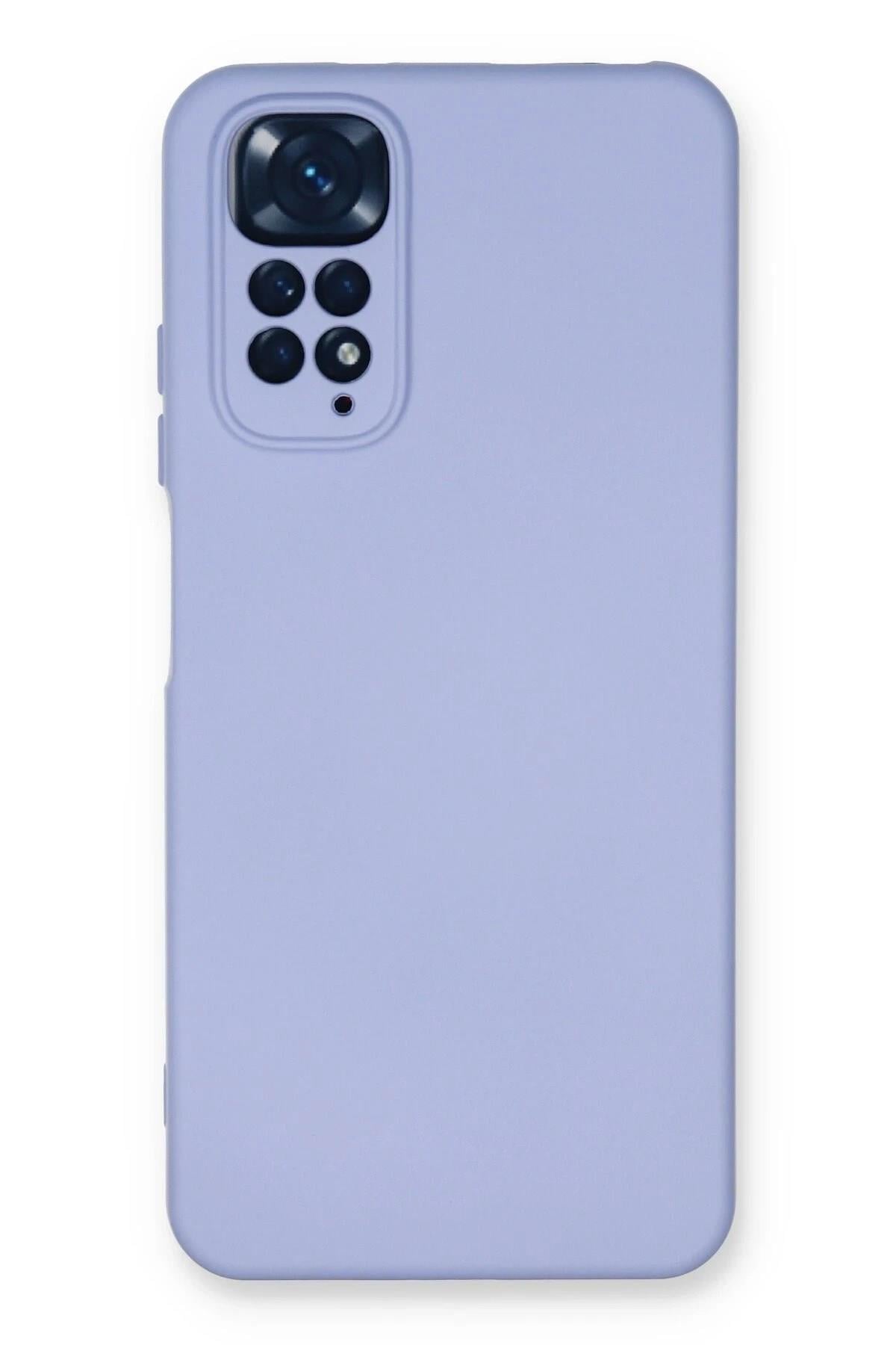 Mey İthalat®   Redmi Note 11 Kılıf Nano içi Kadife Silikon - Lila
