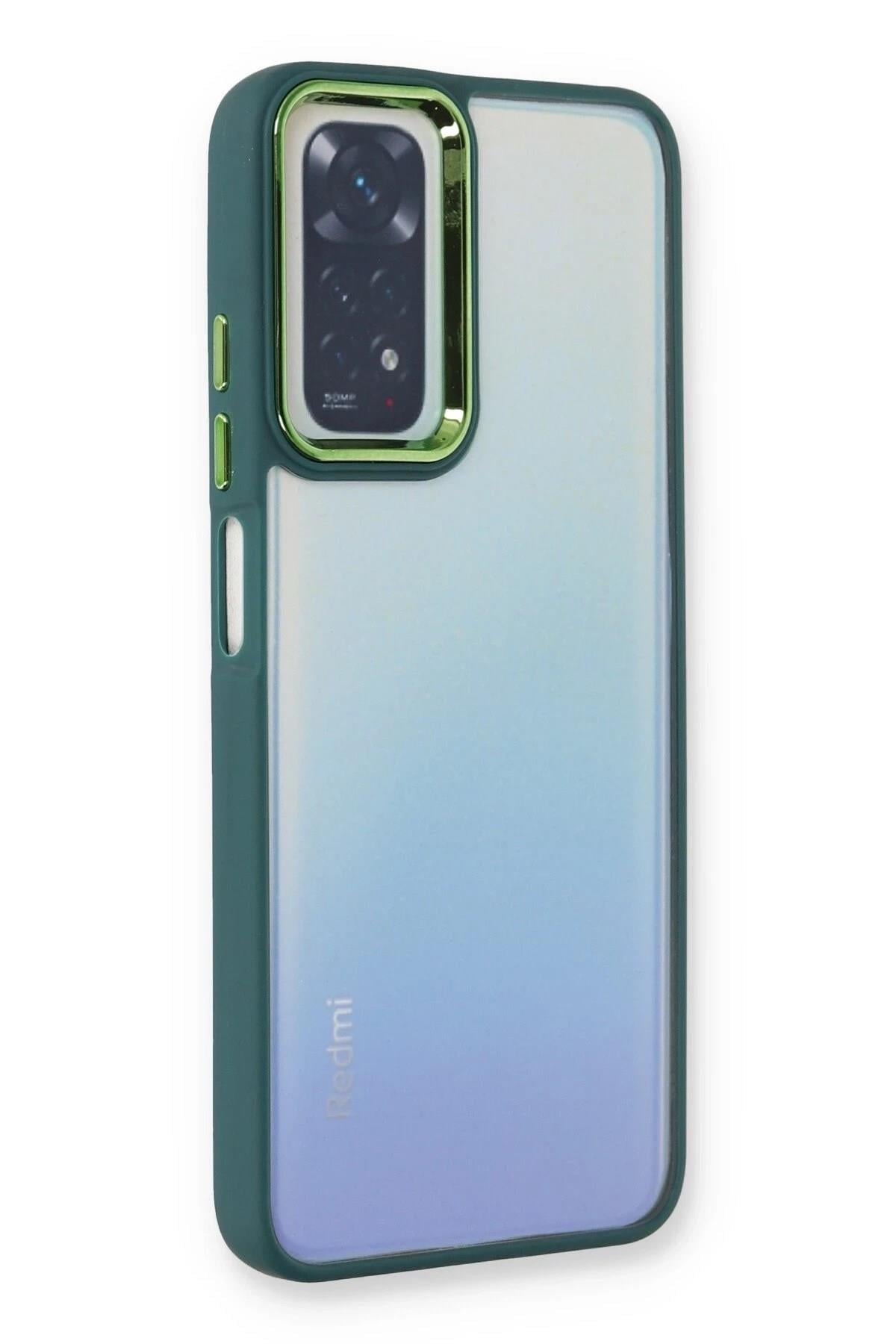 Mey İthalat®   Redmi Note 11 Pro Kılıf Dora Kapak - Haki Yeşil