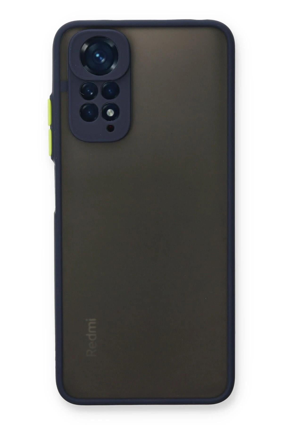 Mey İthalat®   Redmi Note 11 Pro Kılıf Montreal Silikon Kapak - Lacivert