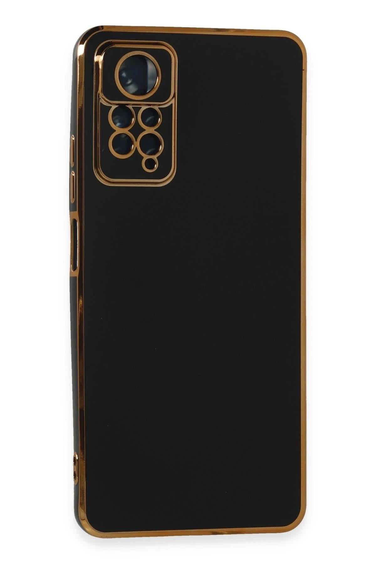 Mey İthalat®   Redmi Note 11 Pro Kılıf Volet Silikon - Siyah