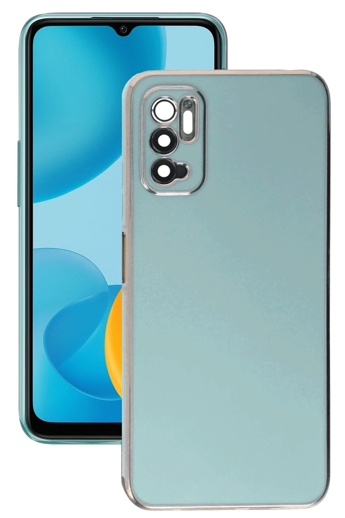 Mey İthalat®   Redmi Note 11 SE Kılıf Volet Silikon - Açık Yeşil