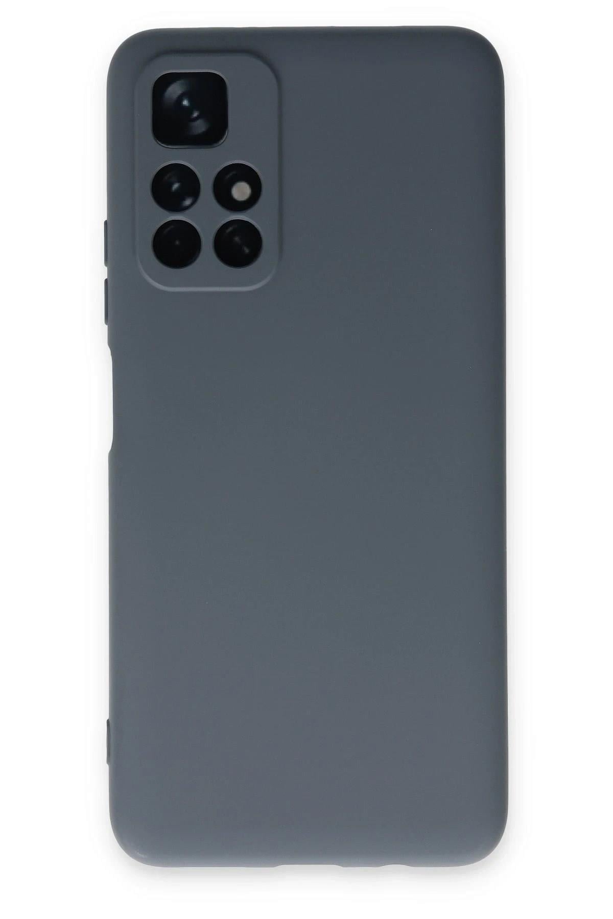 Mey İthalat®   Redmi Note 11T Kılıf Nano içi Kadife Silikon - Gri