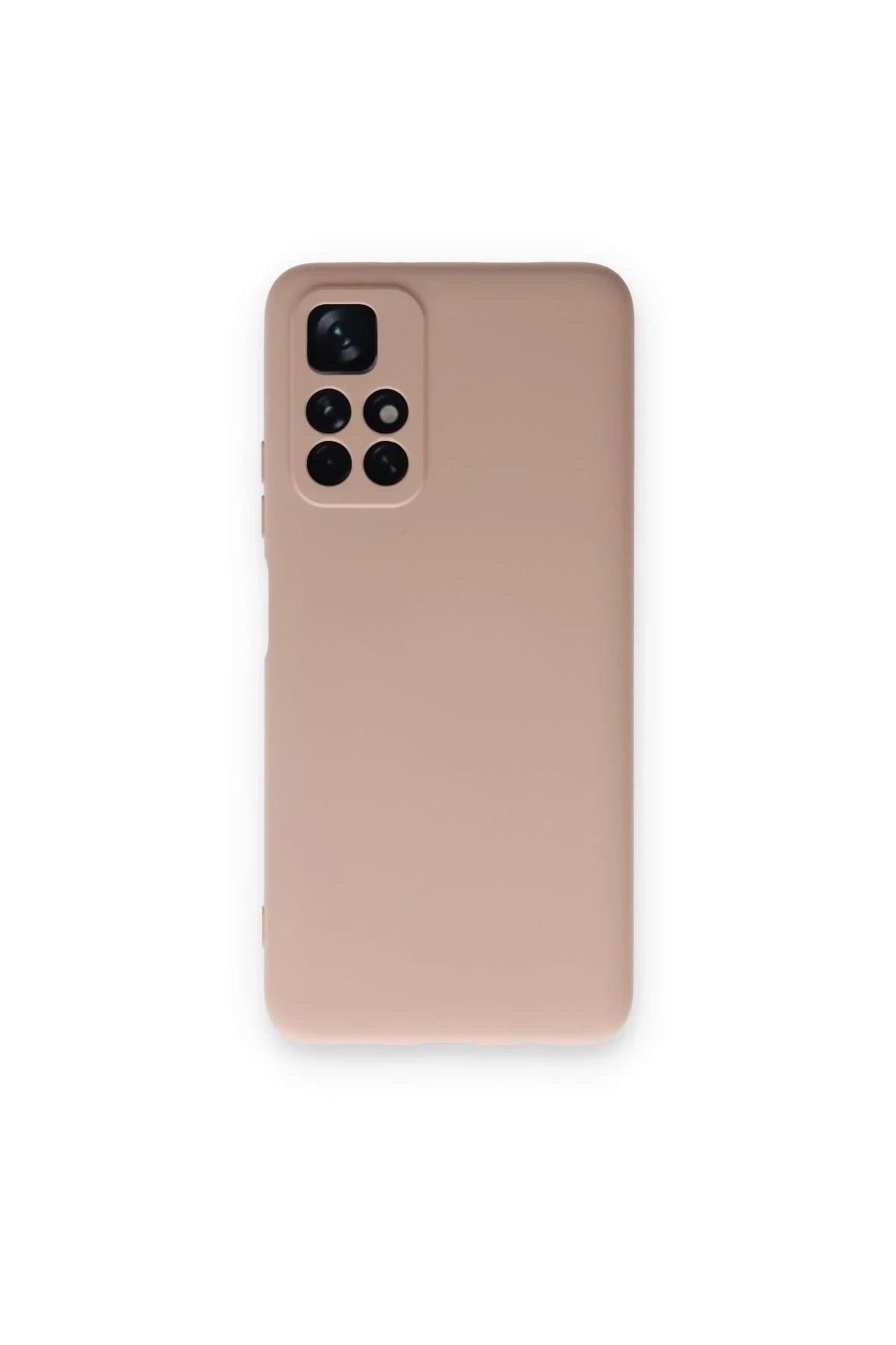 Mey İthalat®   Redmi Note 11T Kılıf Nano içi Kadife Silikon - Pudra