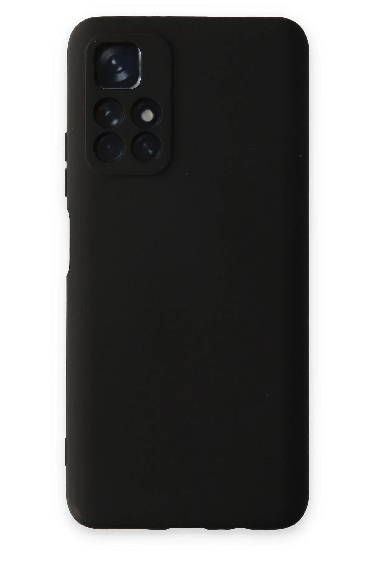 Mey İthalat®   Redmi Note 11T Kılıf Nano içi Kadife Silikon - Siyah