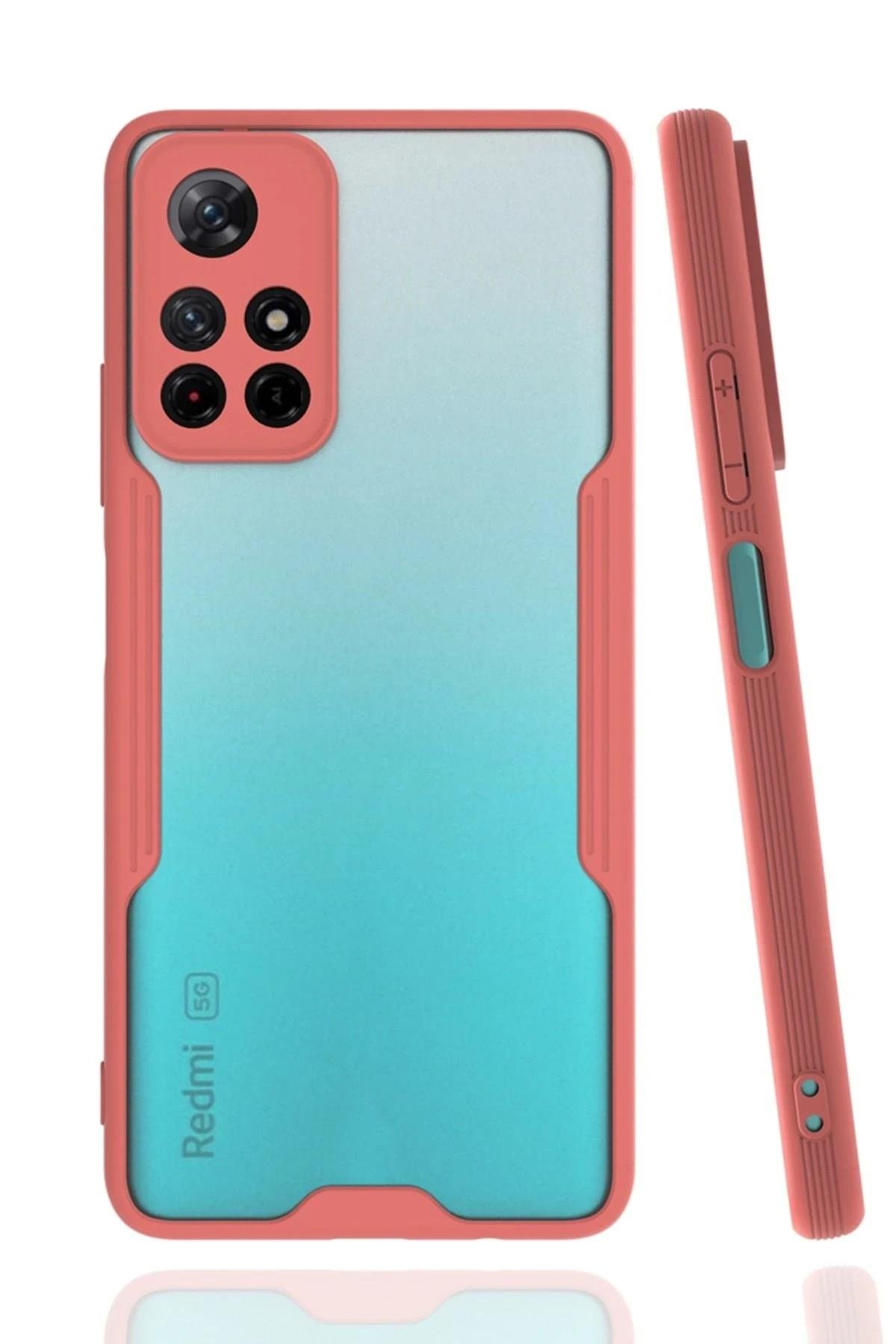 Mey İthalat®   Redmi Note 11T Kılıf Platin Silikon - Pembe