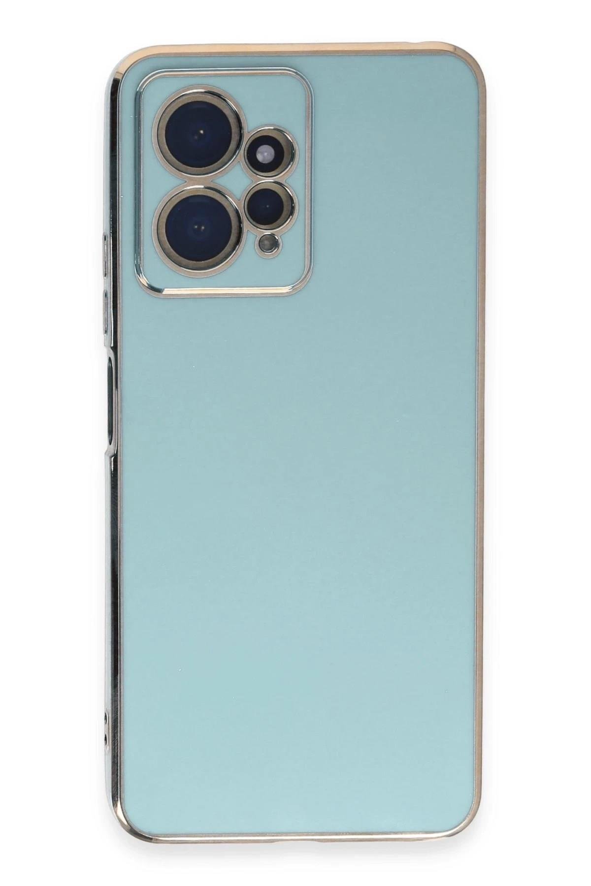 Mey İthalat®   Redmi Note 12 4G Kılıf Volet Silikon - Açık Yeşil