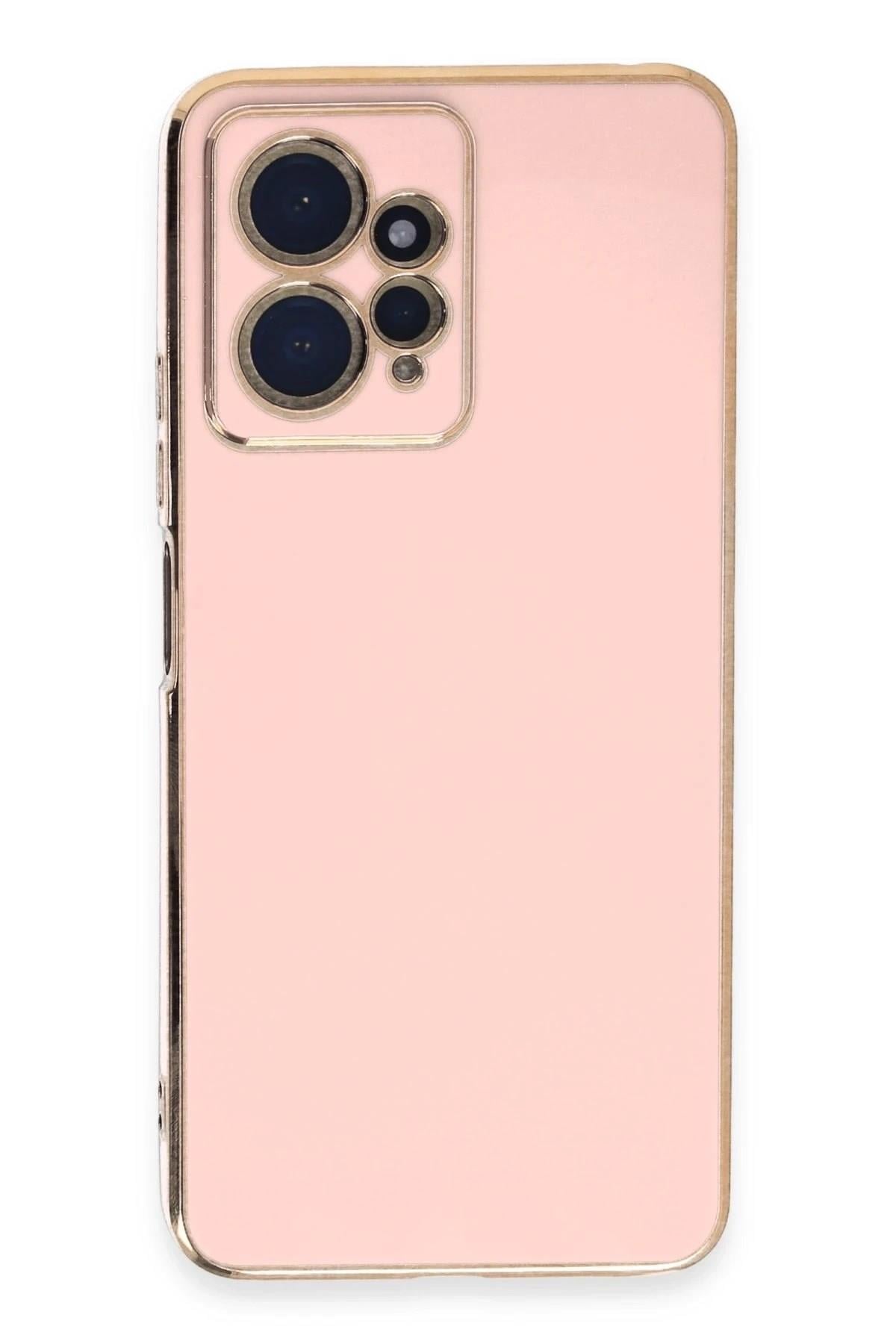Mey İthalat®   Redmi Note 12 4G Kılıf Volet Silikon - Pembe