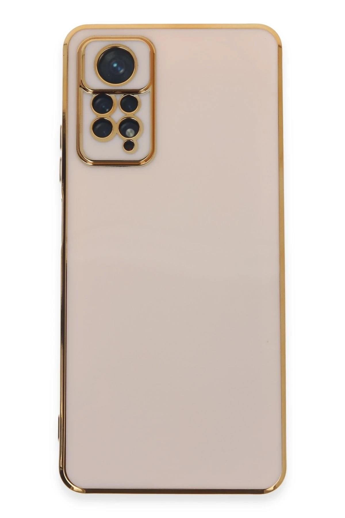 Mey İthalat®   Redmi Note 12 Pro 4G Kılıf Volet Silikon - Pembe