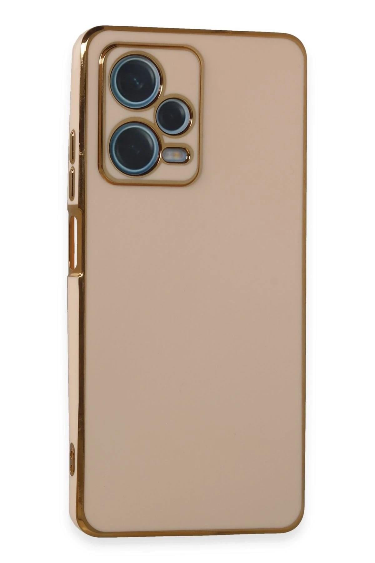 Mey İthalat®   Redmi Note 12 Pro Plus Kılıf Volet Silikon - Pembe