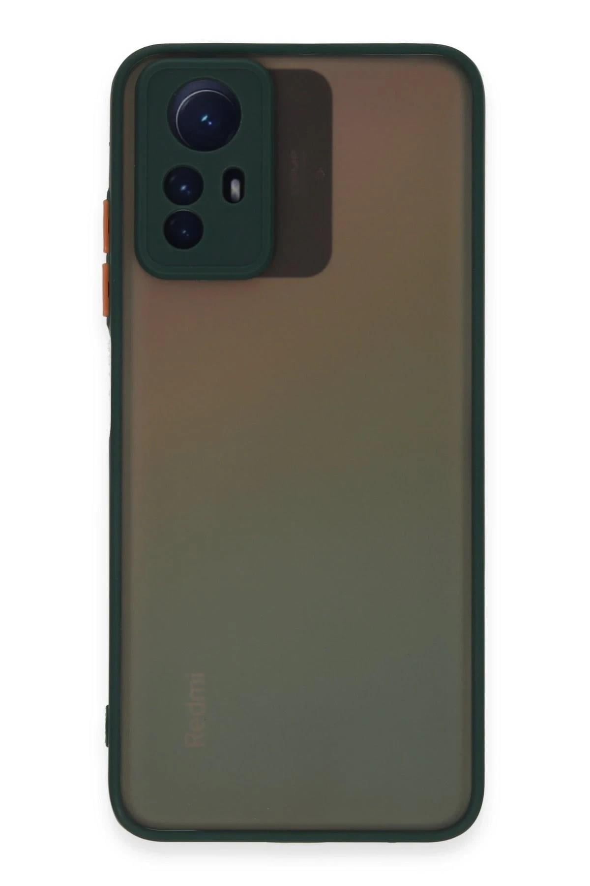 Mey İthalat®   Redmi Note 12S Kılıf Montreal Silikon Kapak - Yeşil