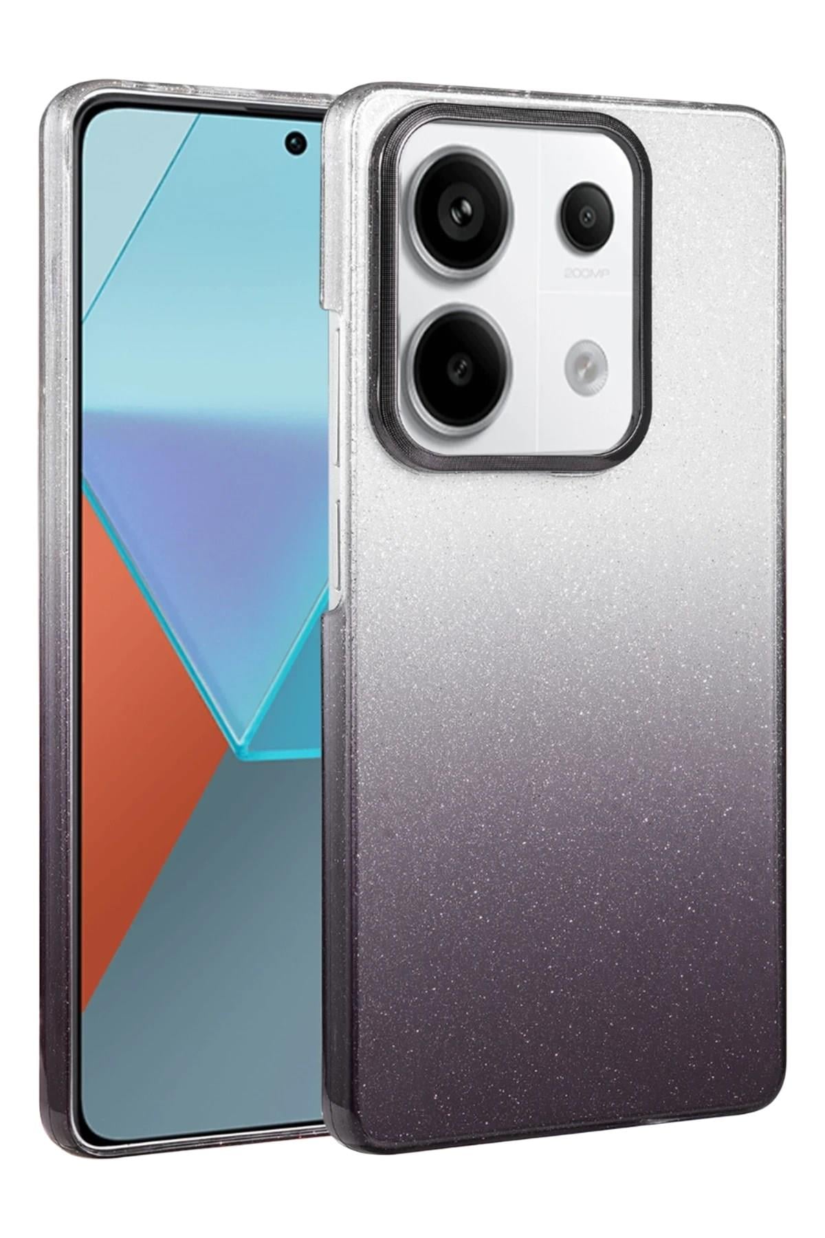 Mey İthalat®   Redmi Note 13 Pro 4G Glossy Kapak - Siyah
