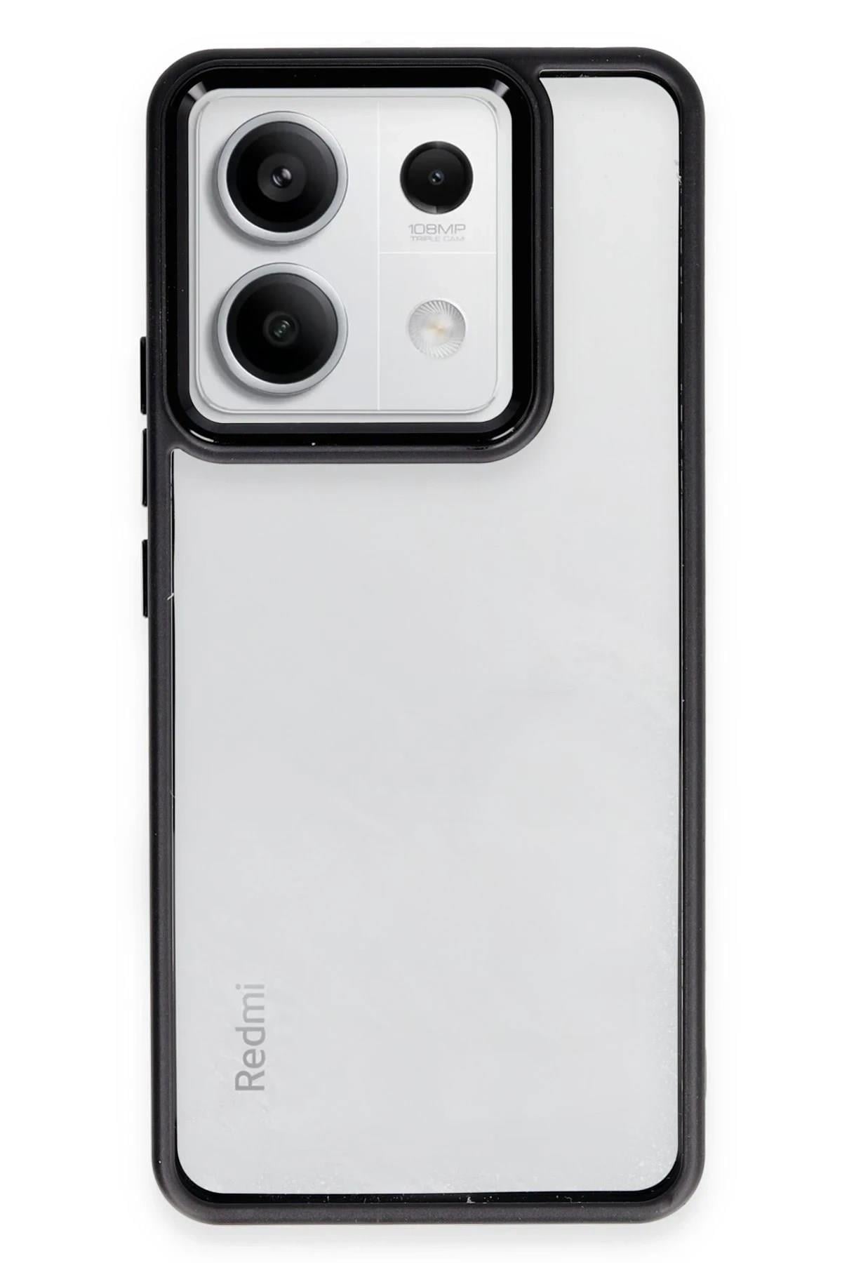Mey İthalat®   Redmi Note 13 Pro 4G Kılıf Power Silikon - Siyah