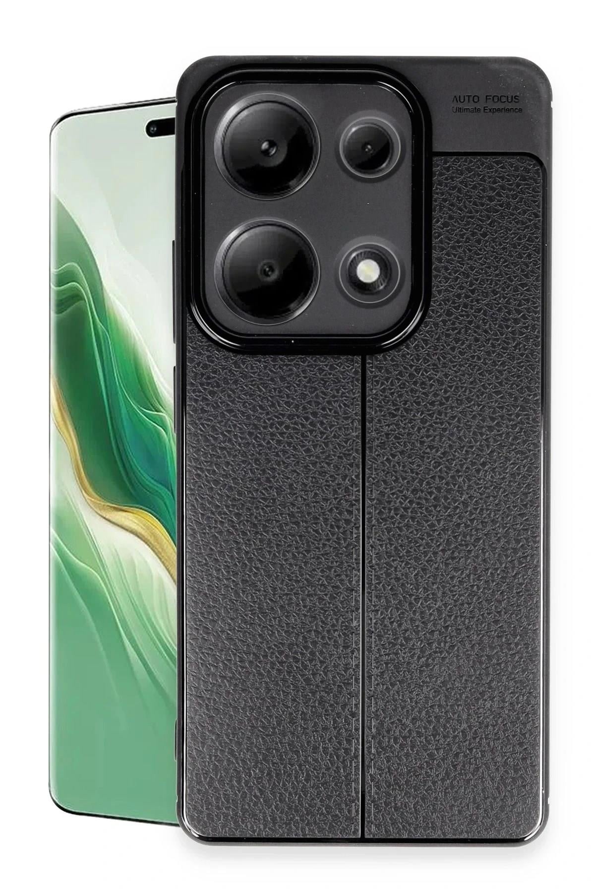 Mey İthalat®   Redmi Note 13 Pro 4G Kılıf Auto Focus Kapak - Siyah