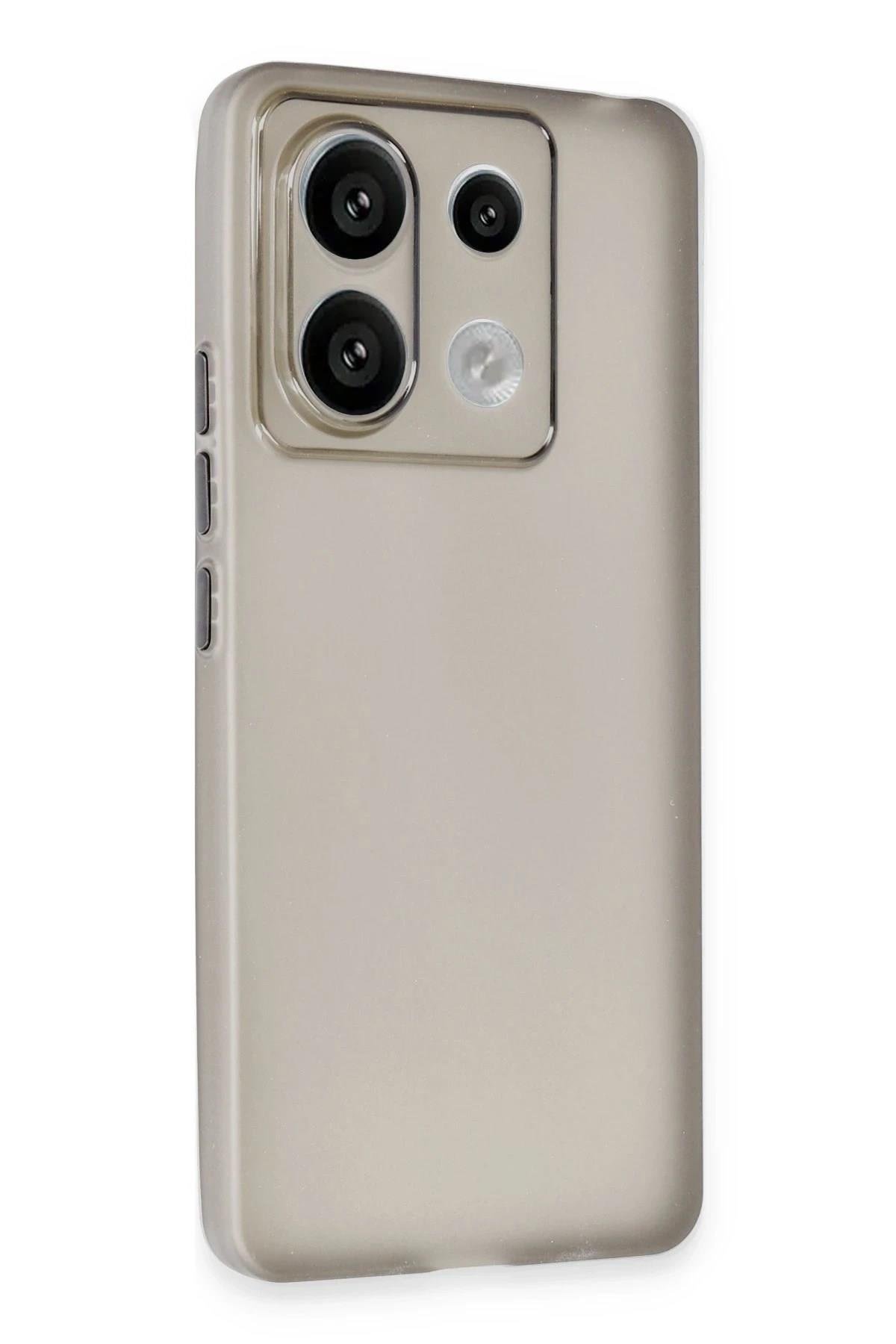 Mey İthalat®   Redmi Note 13 Pro 5G Kılıf Puma Silikon - Gri