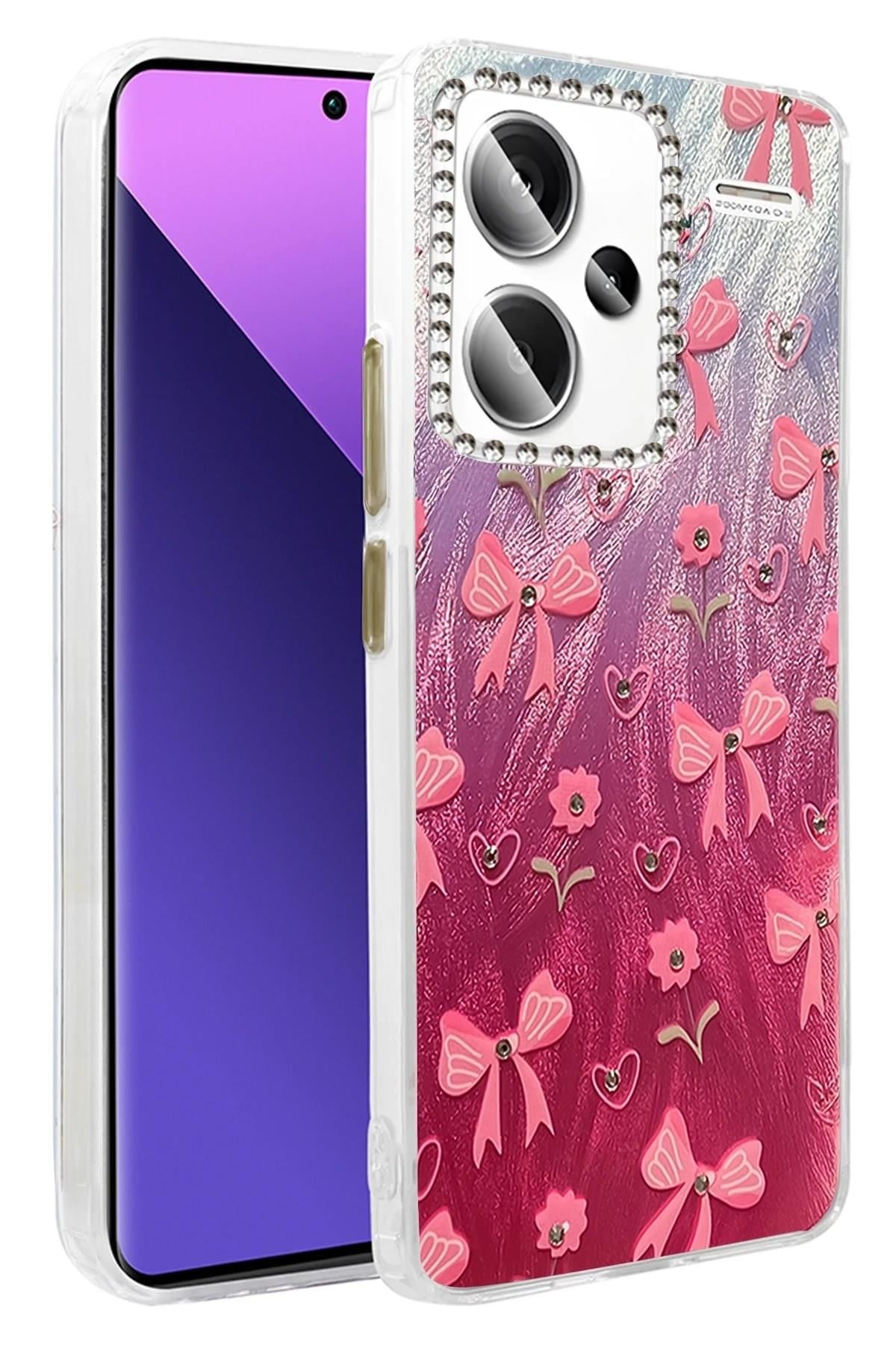 Mey İthalat®   Redmi Note 13 Pro Plus Kılıf Blade Aynalı Desenli Kapak - Desen 3