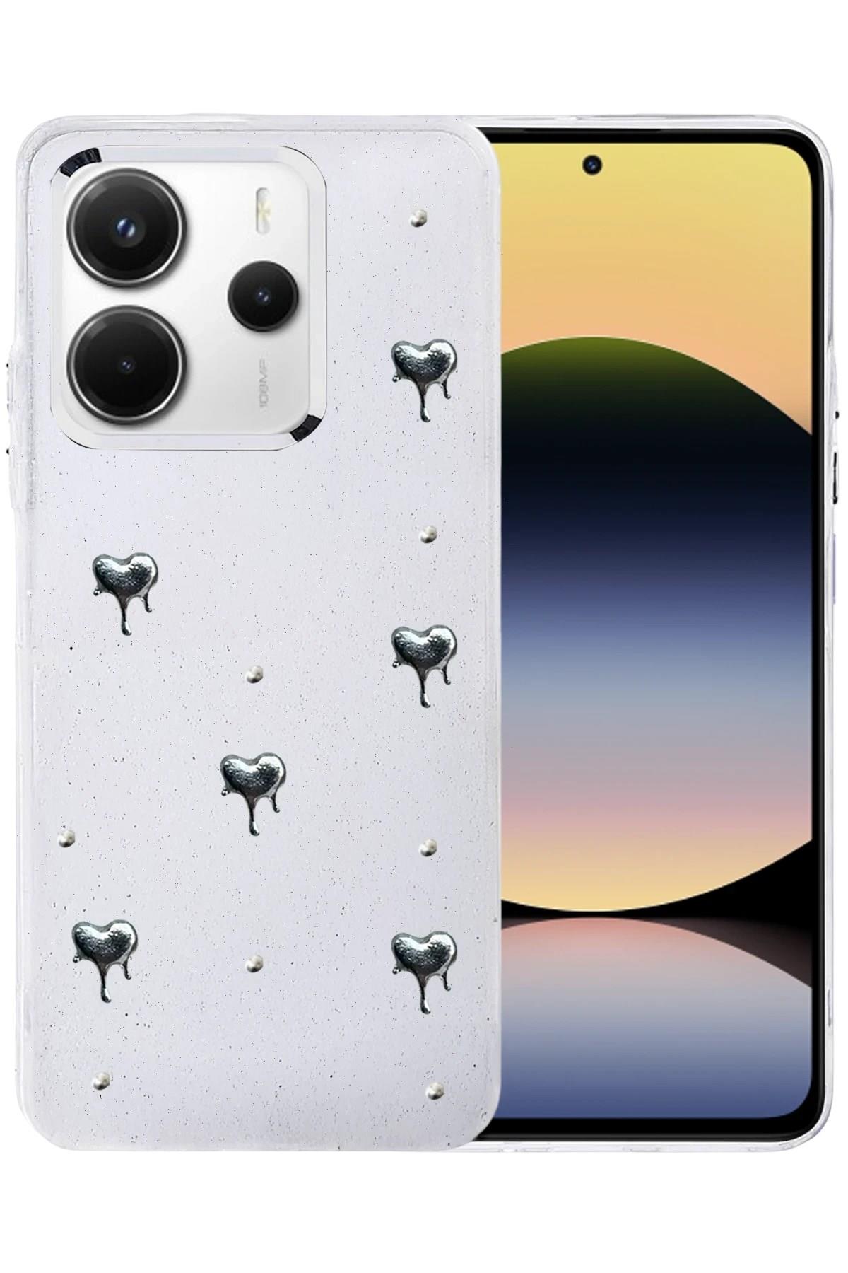 Mey İthalat®   Redmi Note 14 4G Fiyonk Desenli Kapak - Desen 1