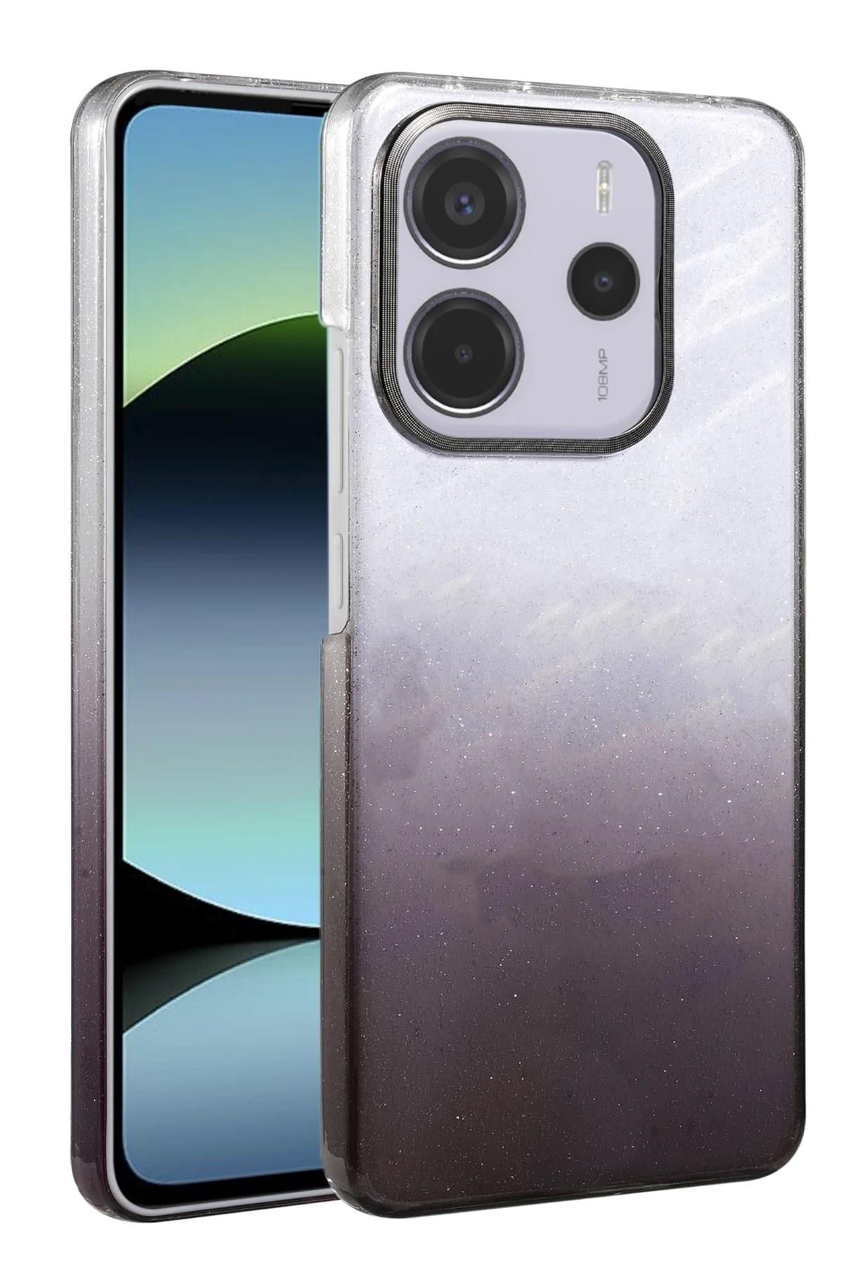 Mey İthalat®   Redmi Note 14 4G Glossy Kapak - Siyah