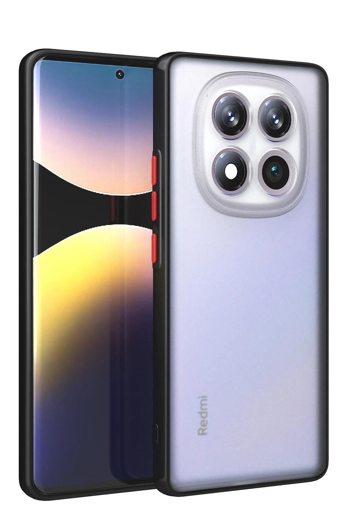 Mey İthalat®   Redmi Note 14 Pro 4G Kılıf Montreal Silikon Kapak - Siyah