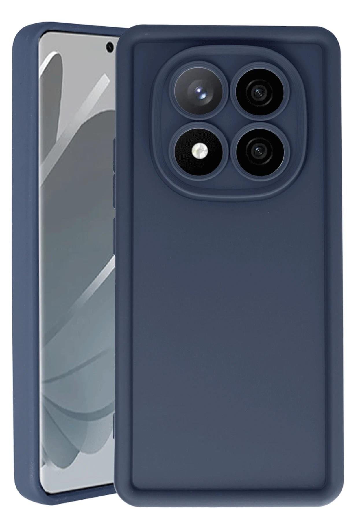 Mey İthalat®   Redmi Note 14 Pro 4G Kılıf Viera Silikon - Lacivert