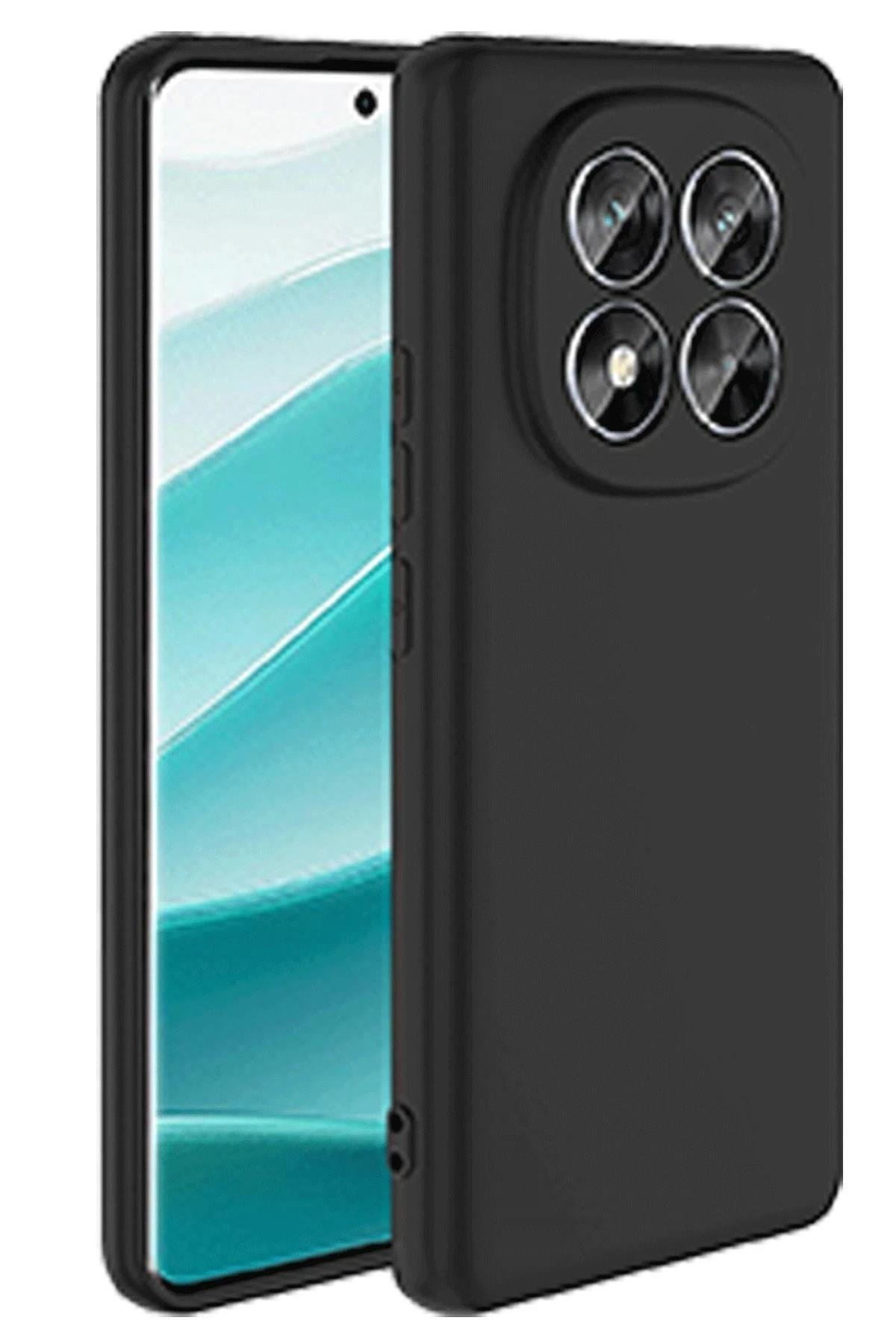 Mey İthalat®   Redmi Note 14 Pro 5G Kılıf Nano içi Kadife Silikon - Siyah