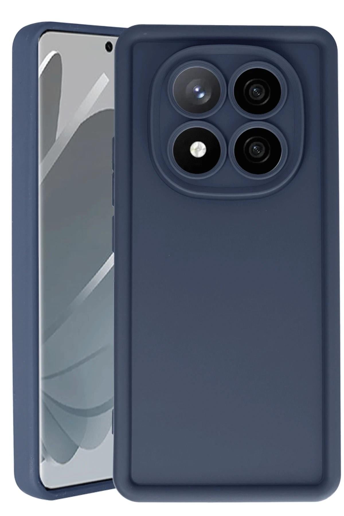 Mey İthalat®   Redmi Note 14 Pro 5G Kılıf Viera Silikon - Lacivert