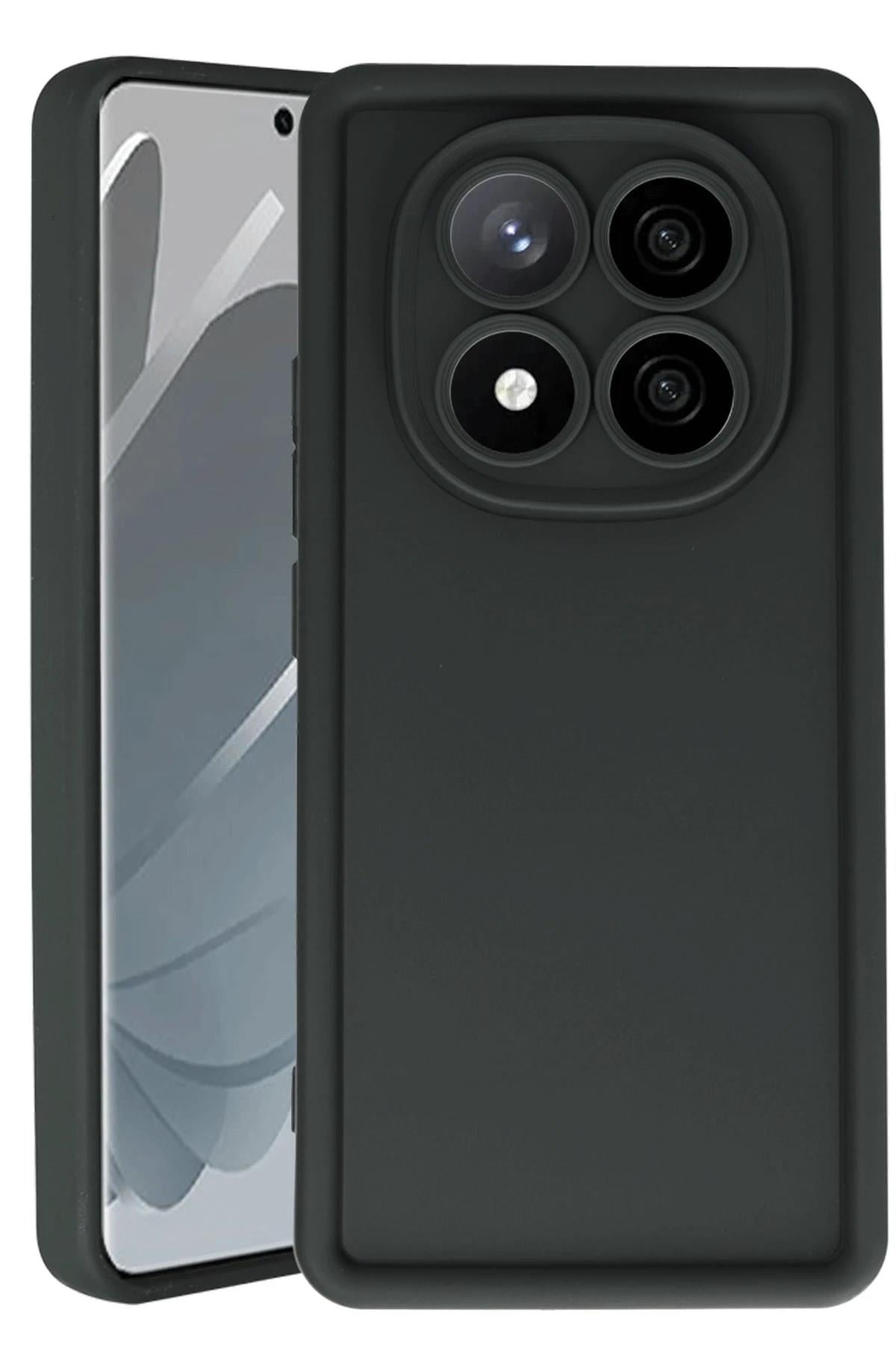 Mey İthalat®   Redmi Note 14 Pro 5G Kılıf Viera Silikon - Siyah