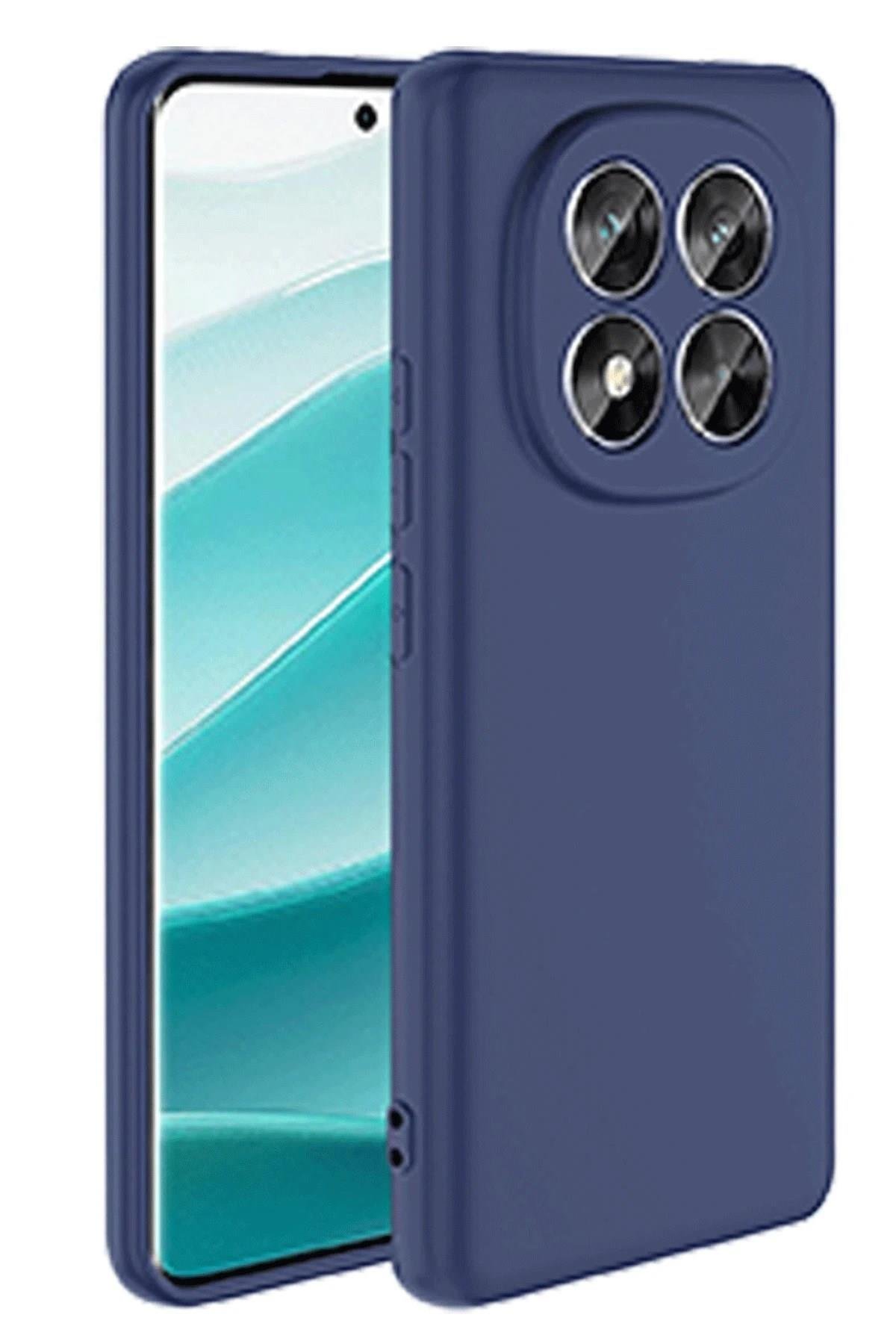 Mey İthalat®   Redmi Note 14 Pro 5G Kılıf First Silikon - Lacivert