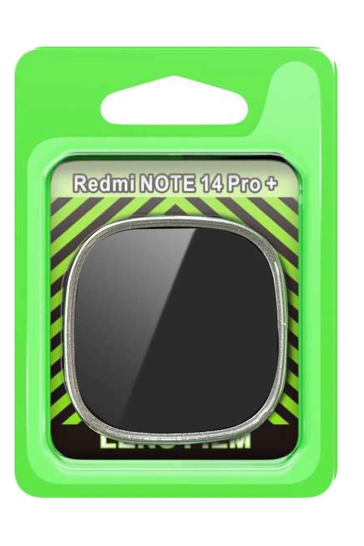 Mey İthalat®   Redmi Note 14 Pro Plus Raze Metal Kamera Lens - Gümüş