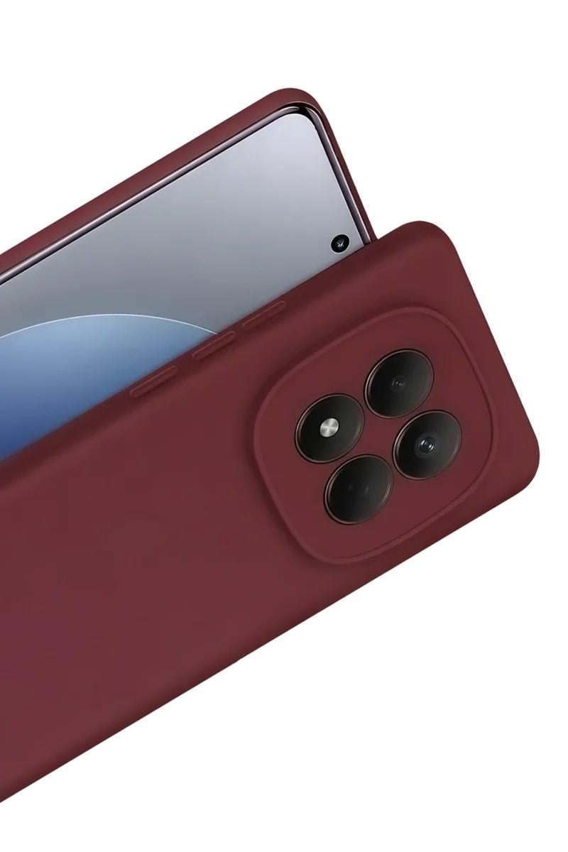 Mey İthalat®   Redmi Note 15 Pro 4G First Silikon - Bordo