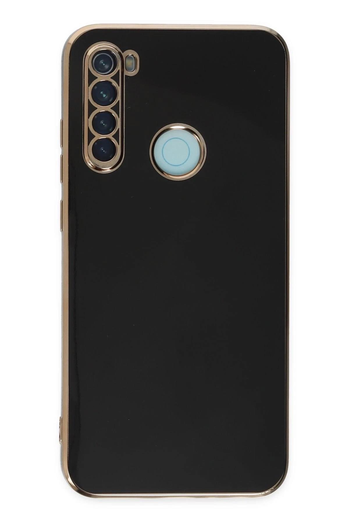 Mey İthalat®   Redmi Note 8 Kılıf Volet Silikon - Siyah