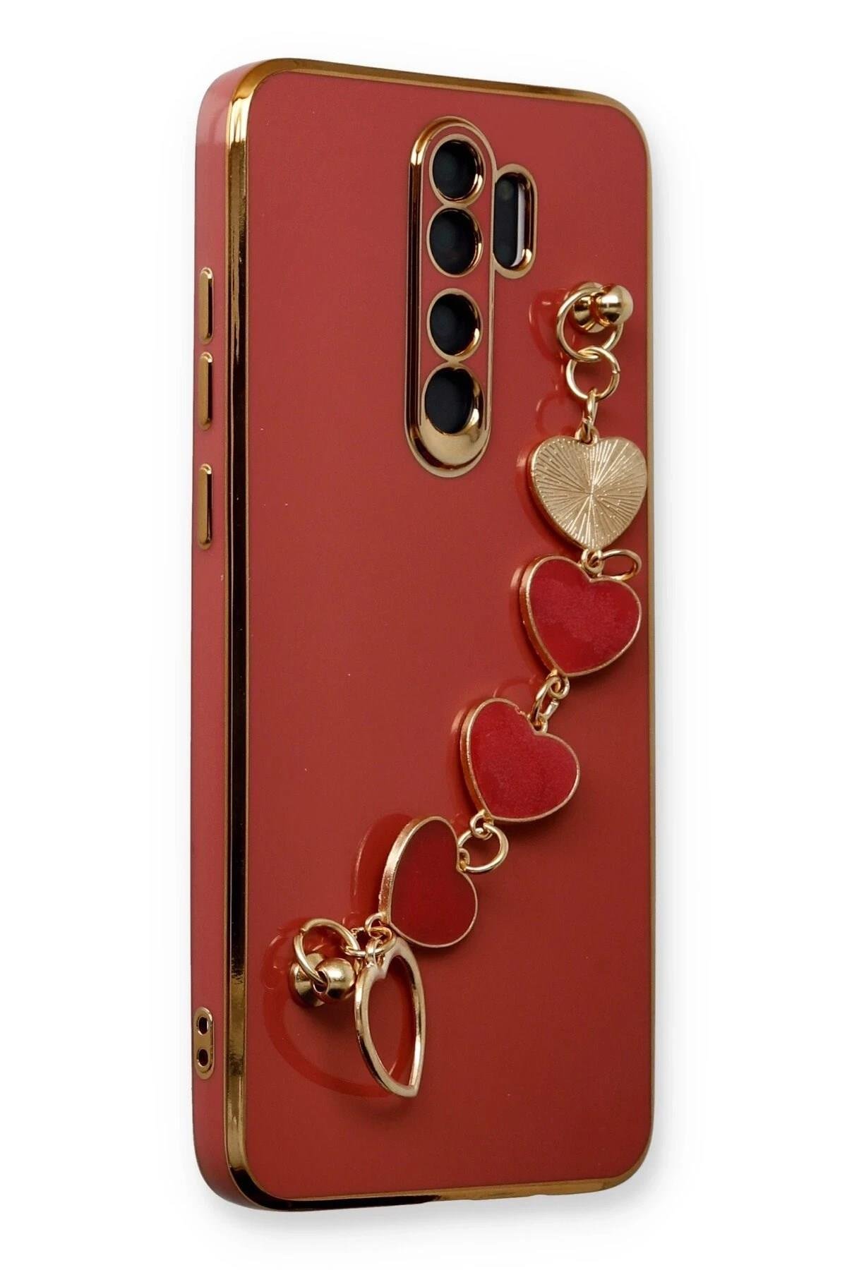 Mey İthalat®   Redmi Note 8 Pro Kılıf Esila Silikon - Kırmızı