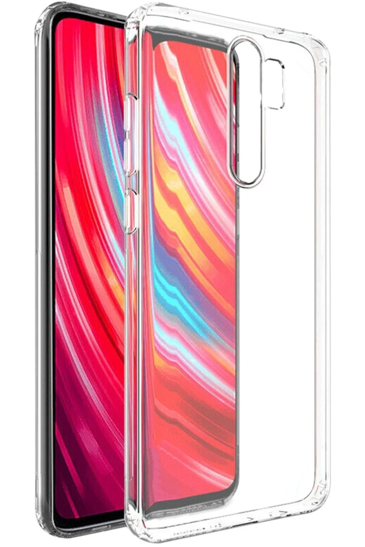 Mey İthalat®   Redmi Note 8 Pro Kılıf Lüx Şeffaf Silikon