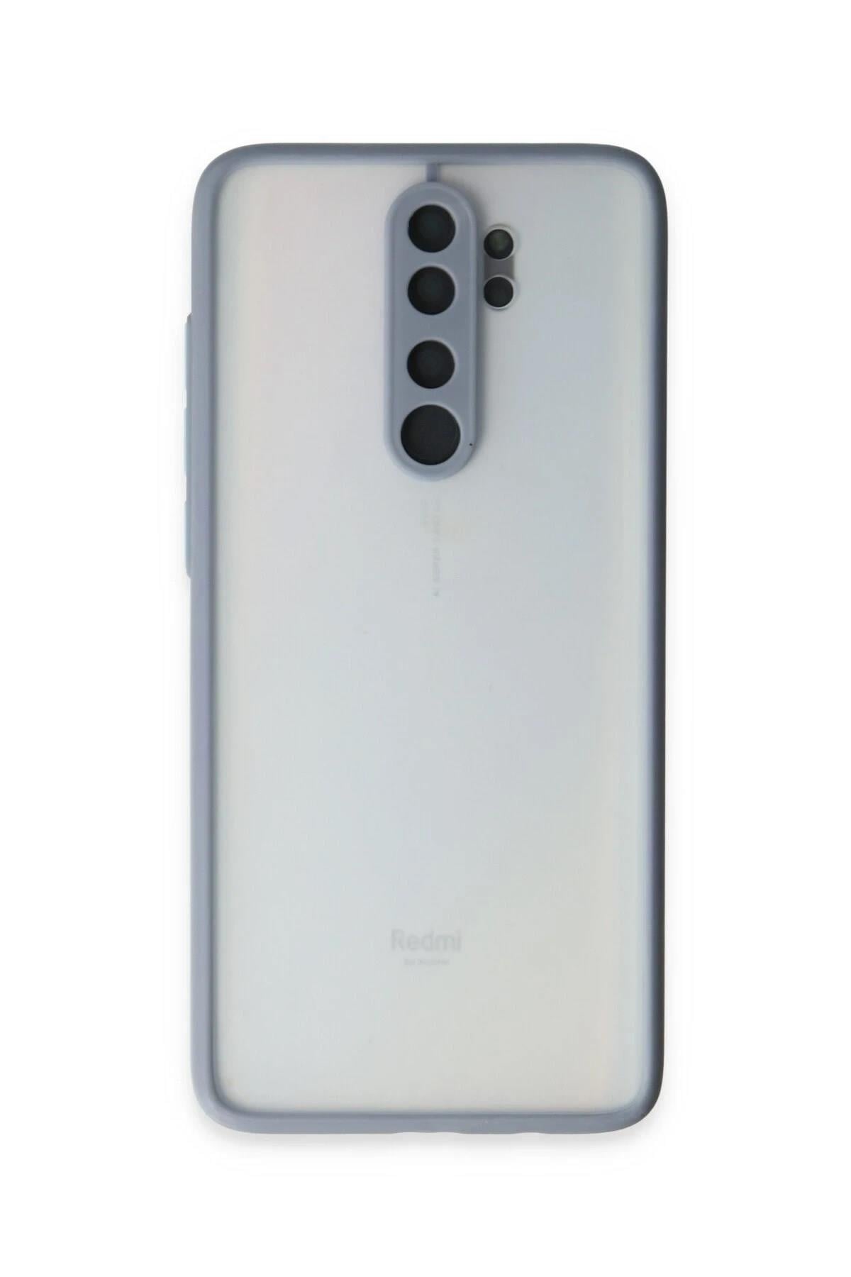 Mey İthalat®   Redmi Note 8 Pro Kılıf Montreal Silikon Kapak - Gri